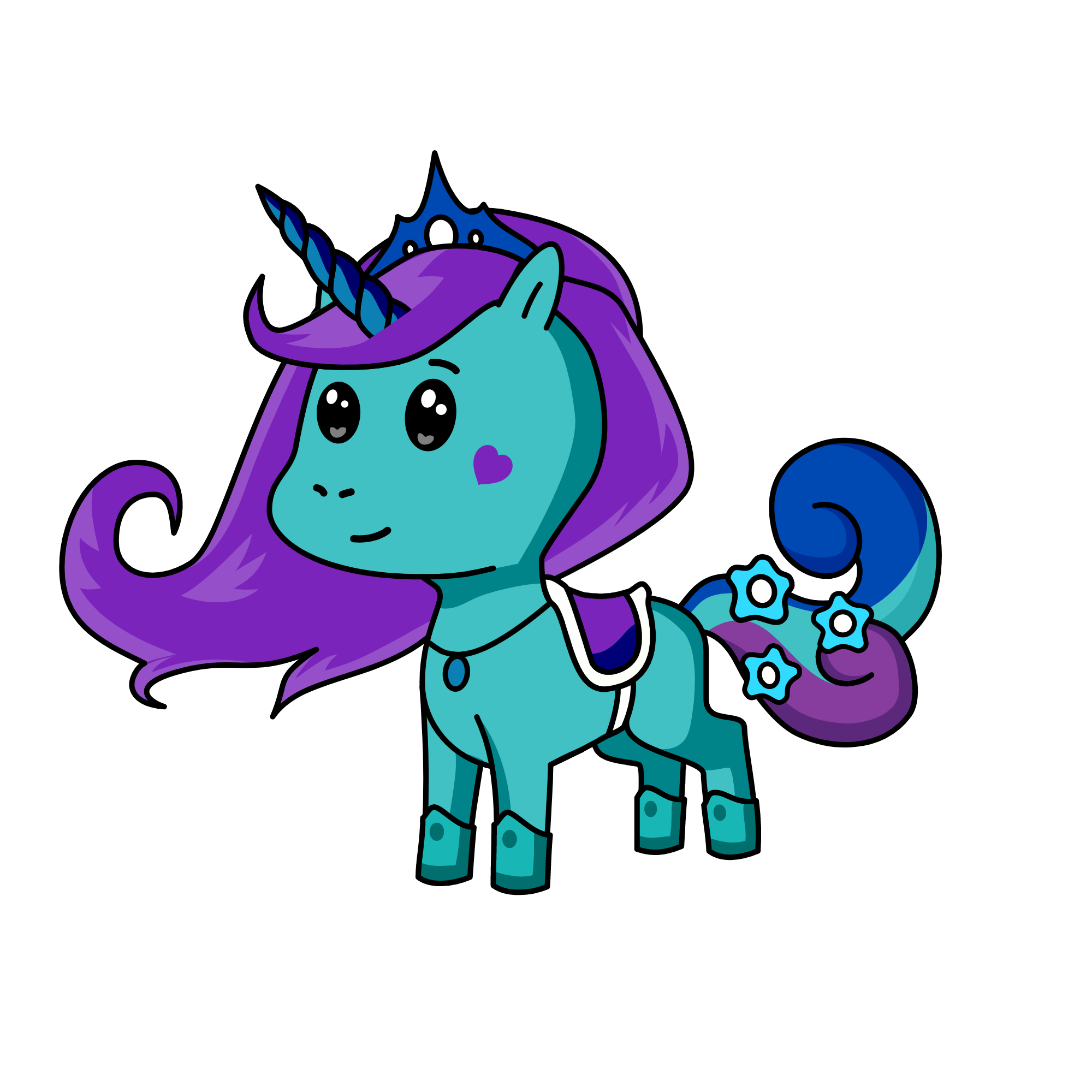 Qeen Star, the unicorn