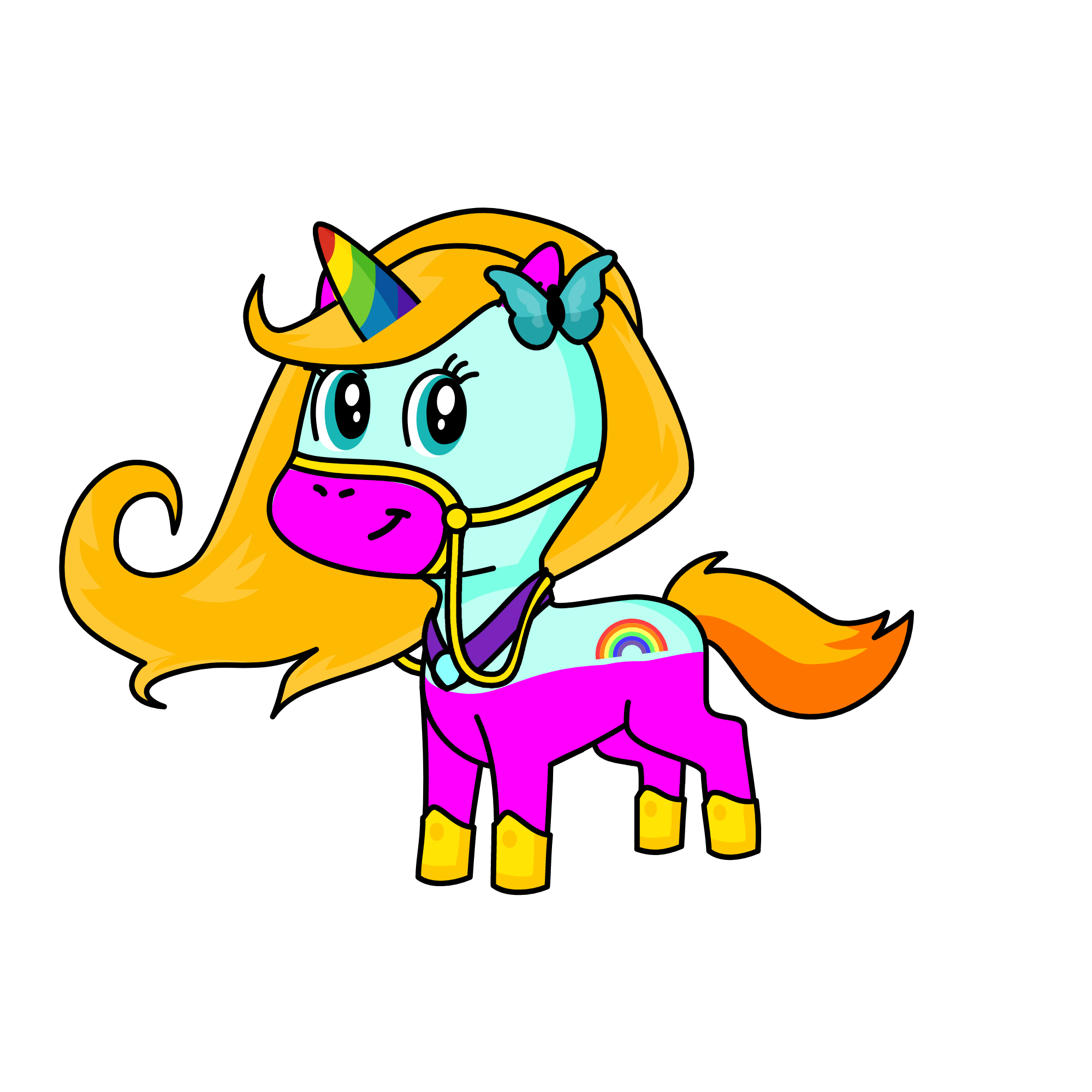 rainbow, the unicorn