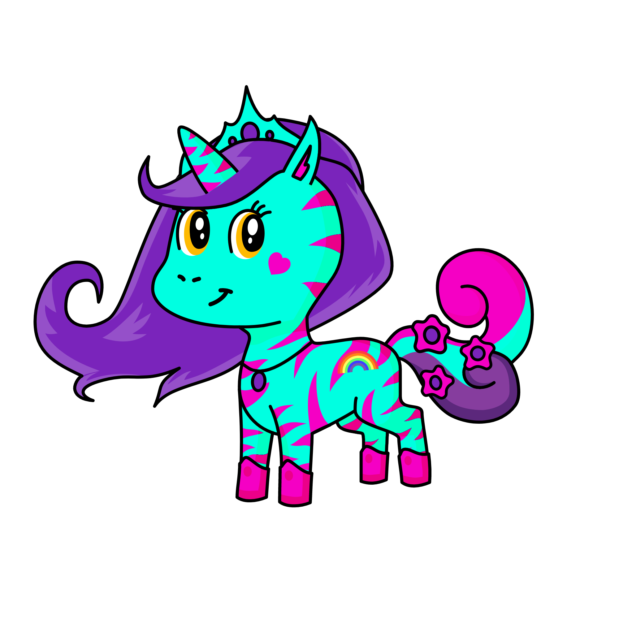 rainbowsparkle, the unicorn