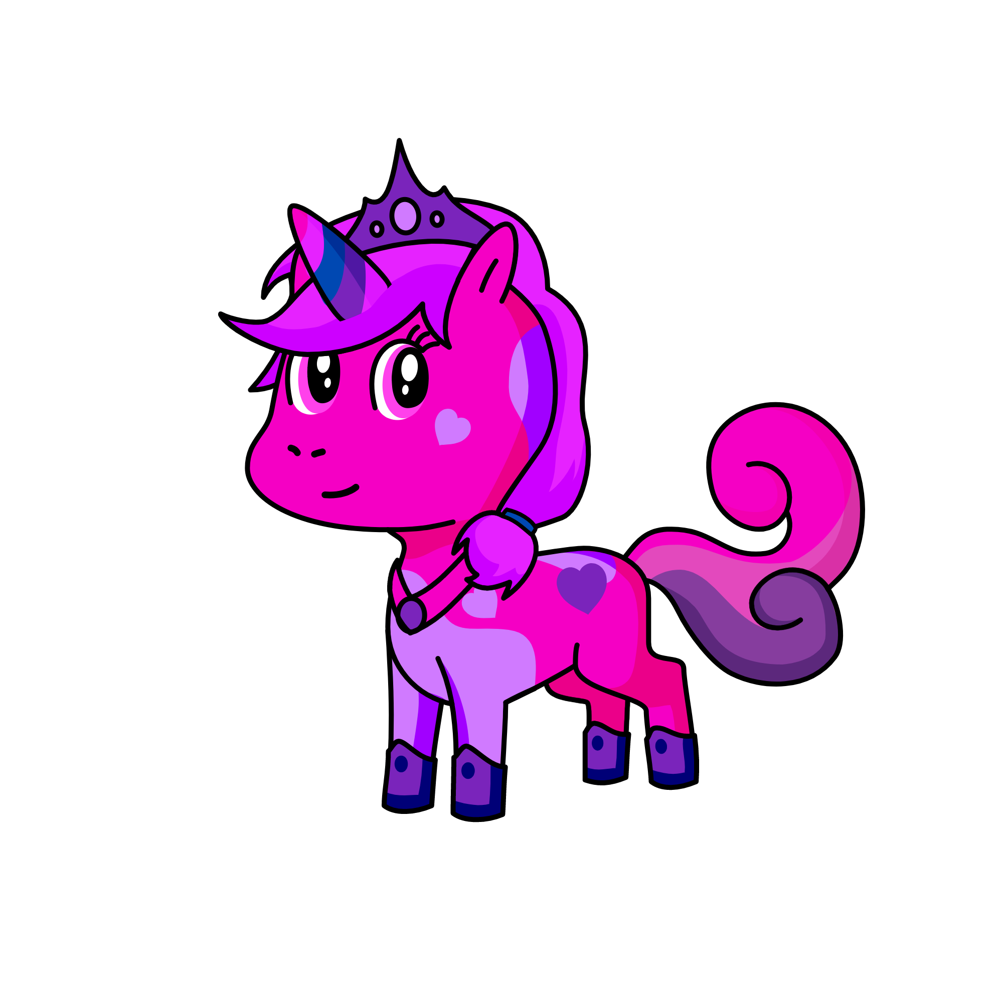 pink emma, the unicorn