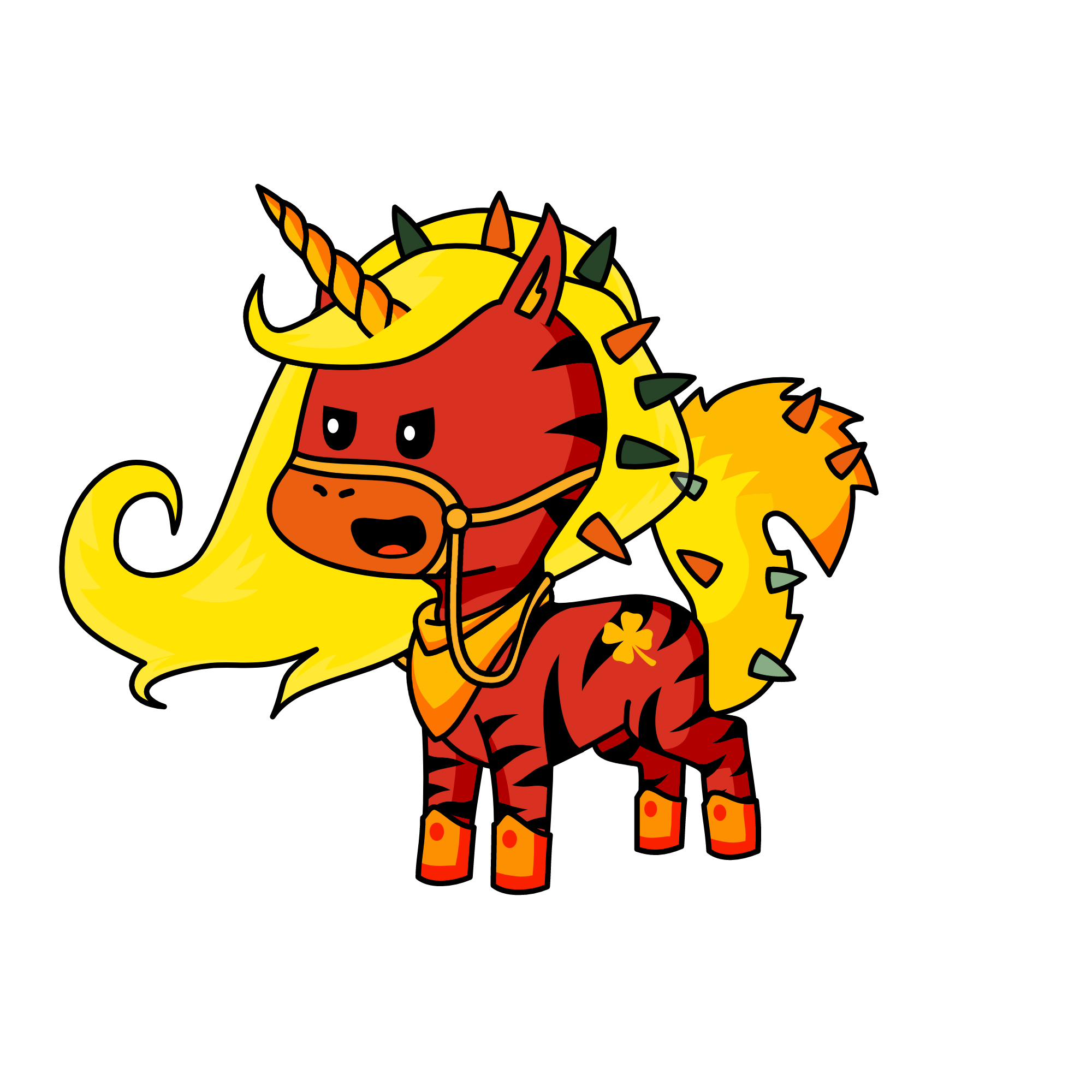 I AM FIRE OK OR I WILL FIRE YOU! WO HA HA HA!!!!, the unicorn
