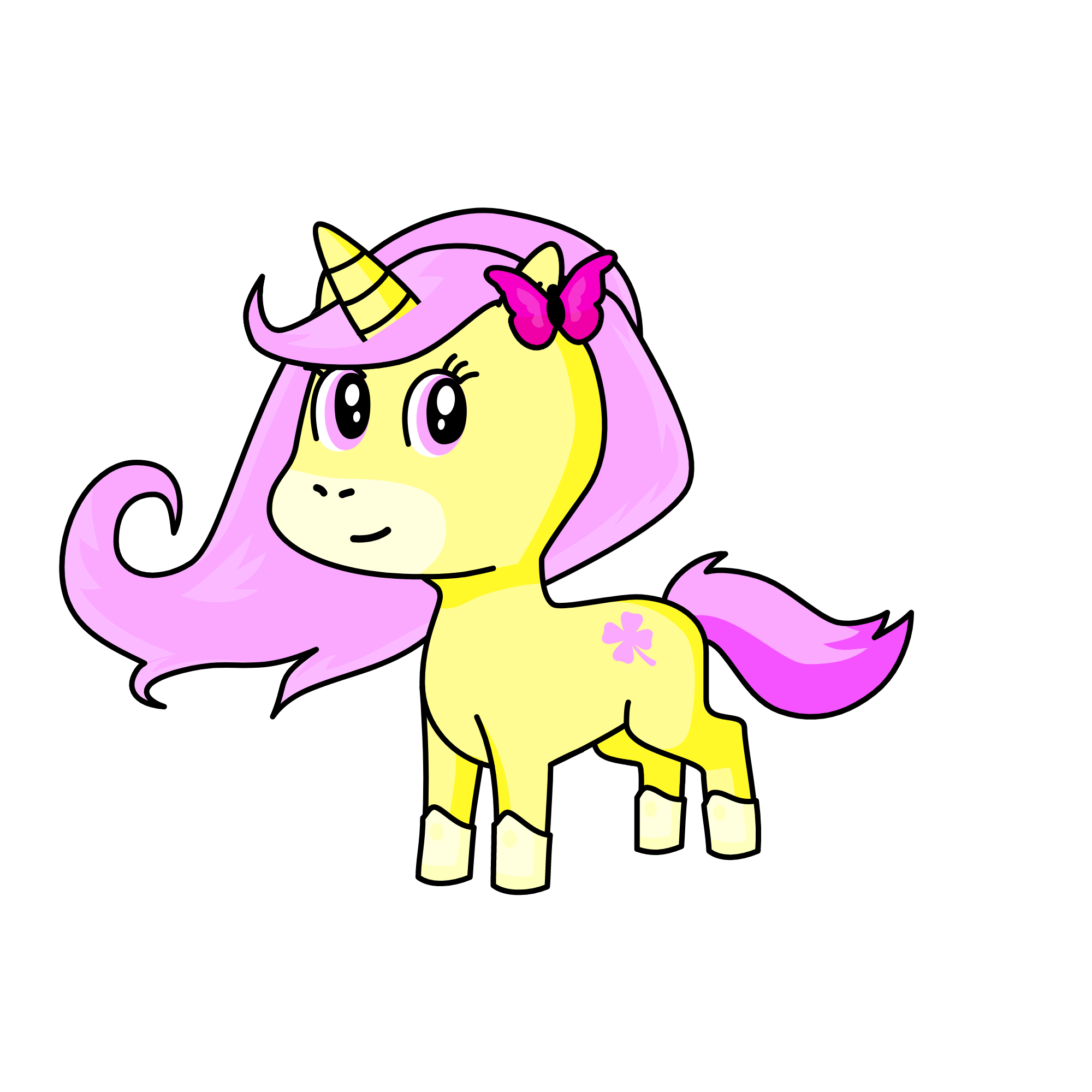 fluttershy, the unicorn