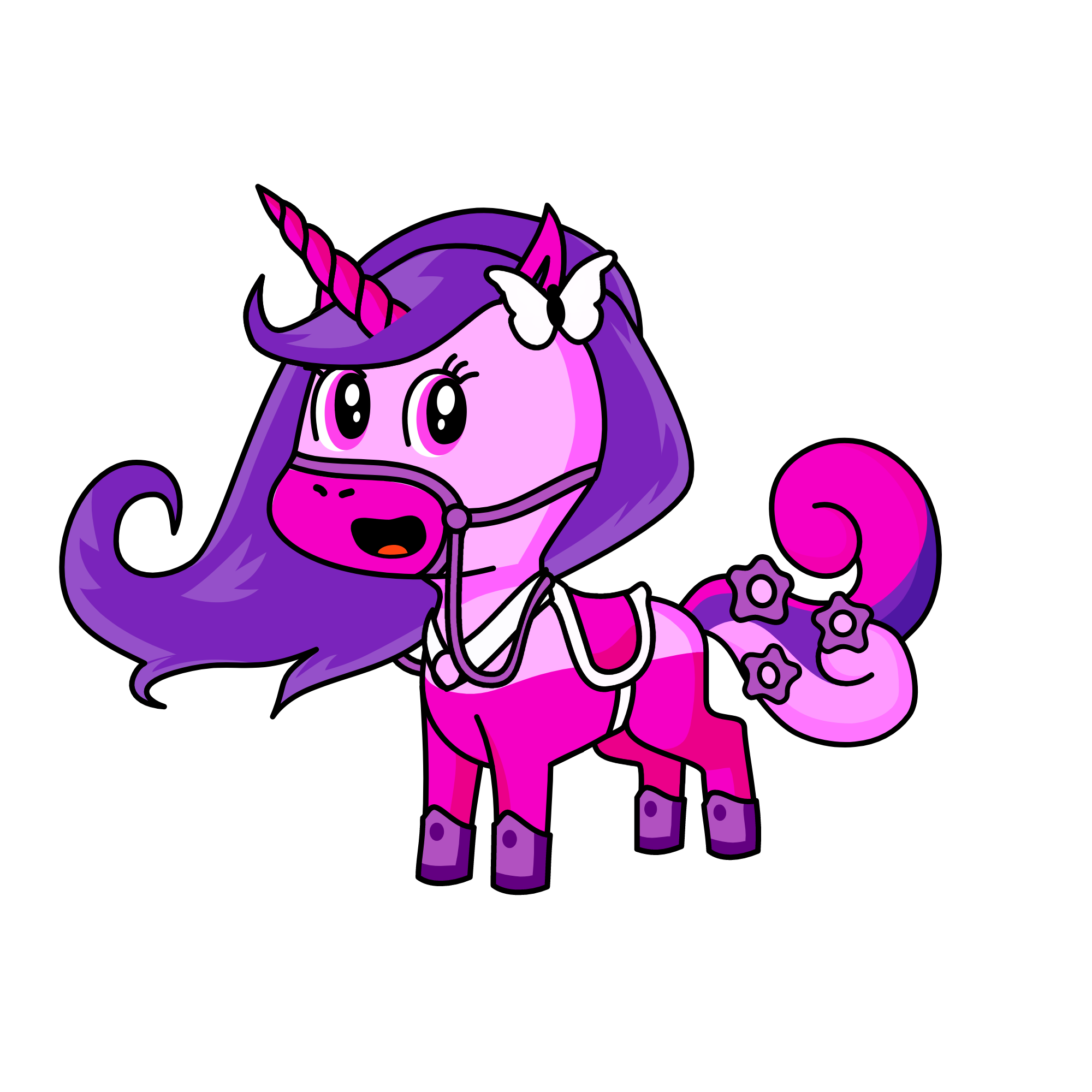 cat, the unicorn