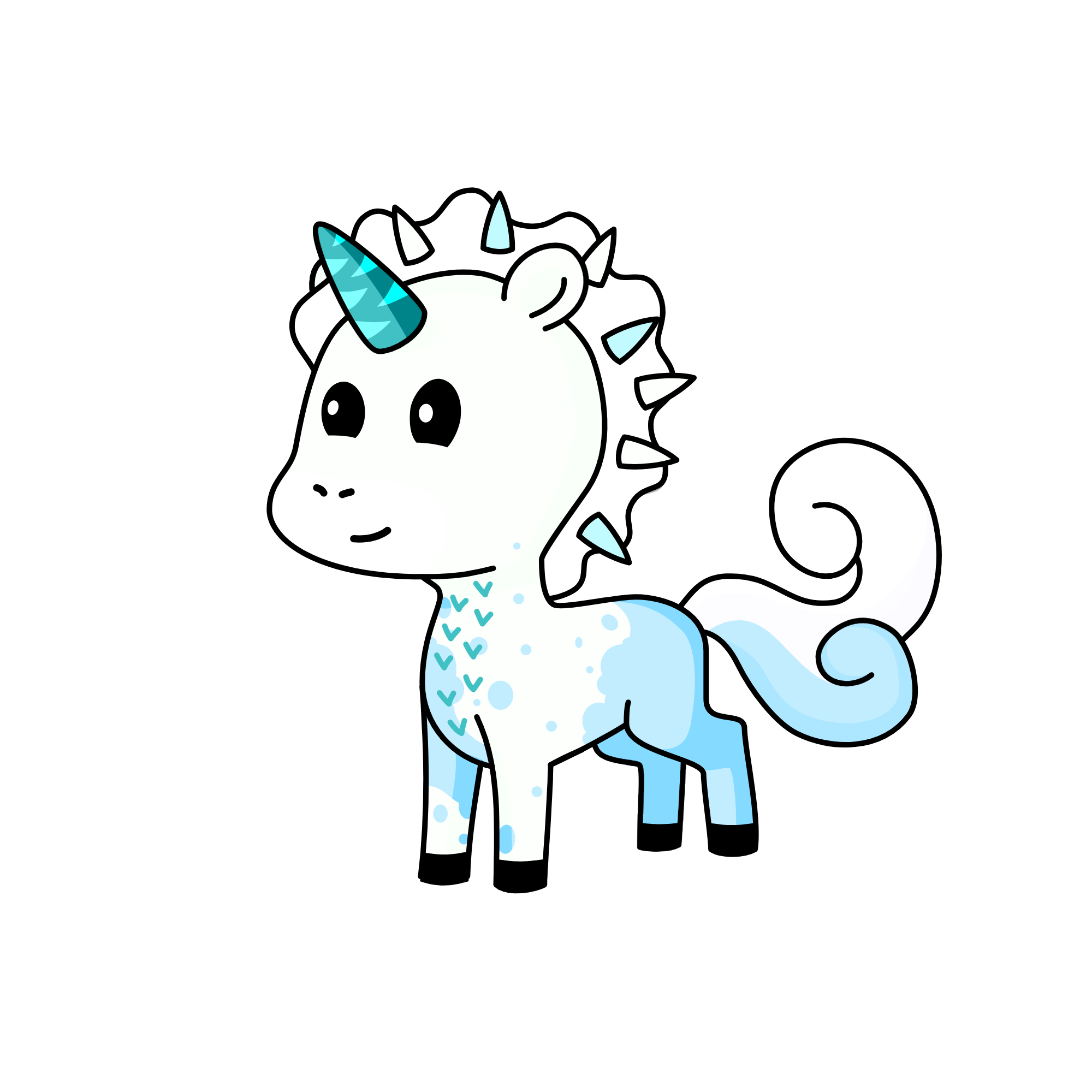 snow queen, the unicorn