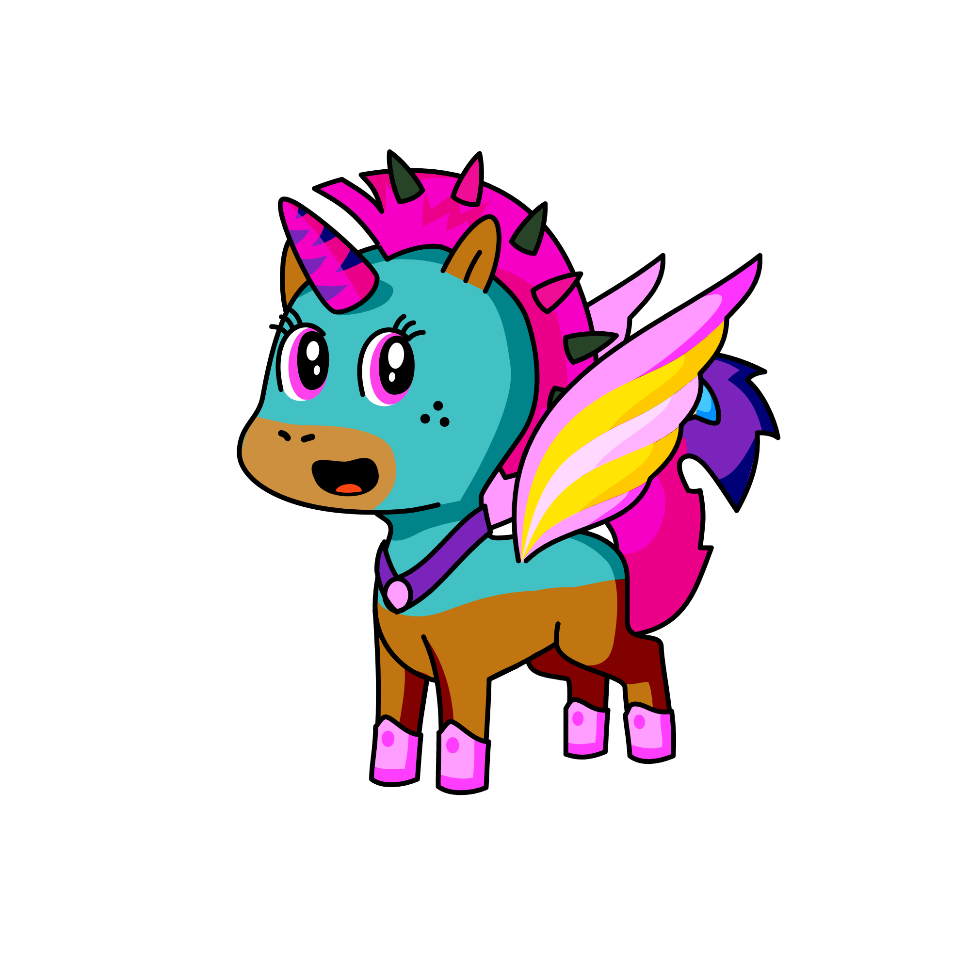 Razzle Dazzle, the unicorn