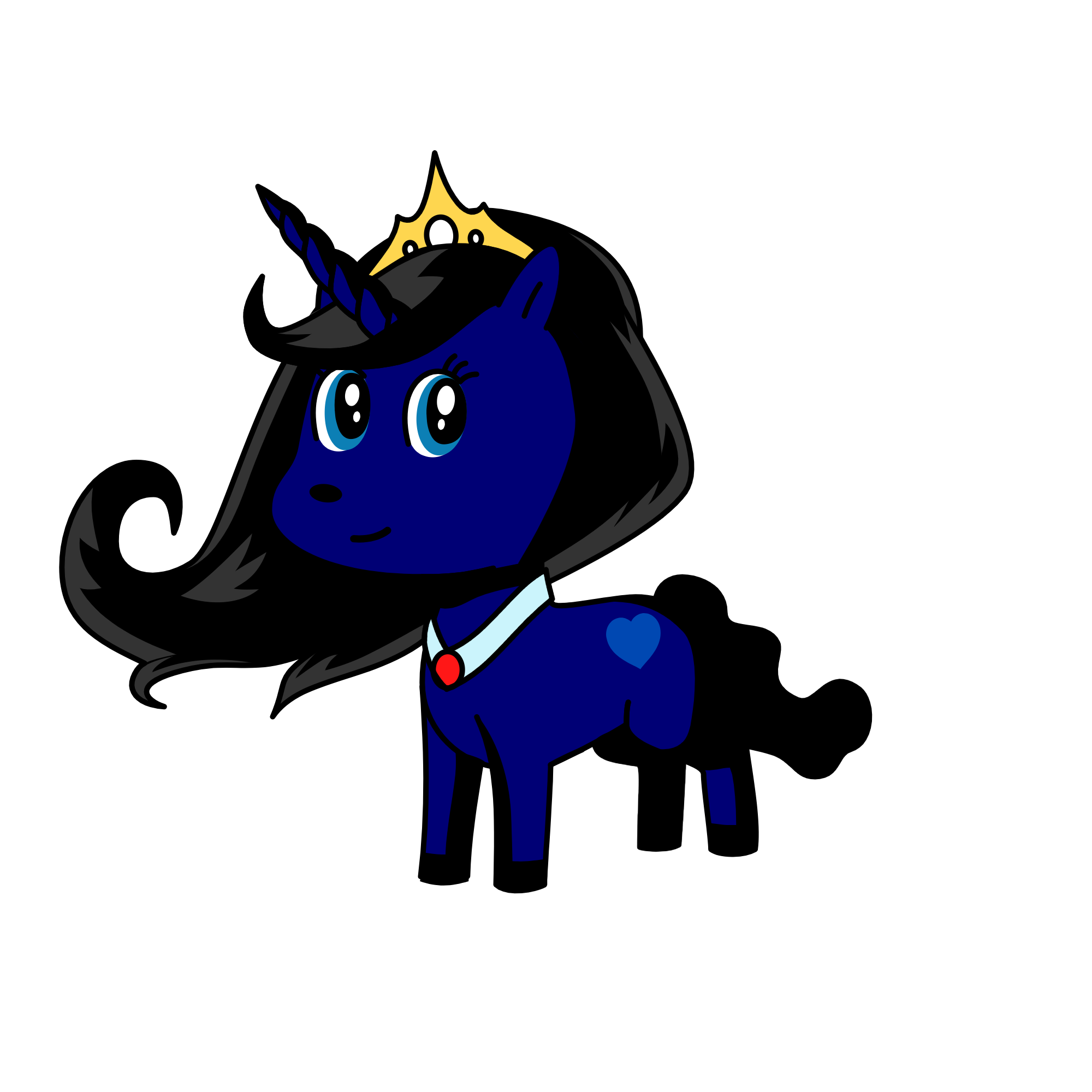 Princess Luna, the unicorn