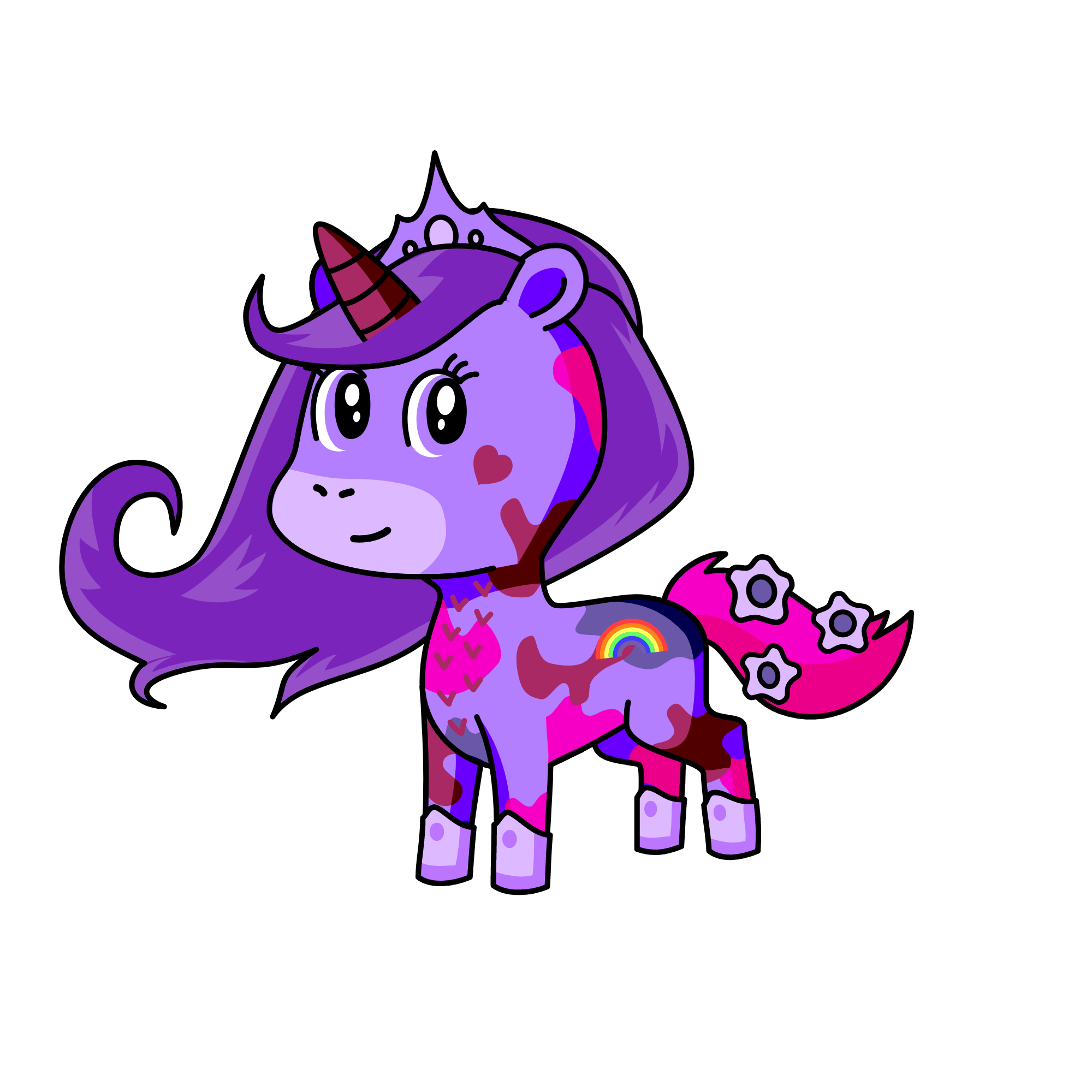 rainbow, the unicorn
