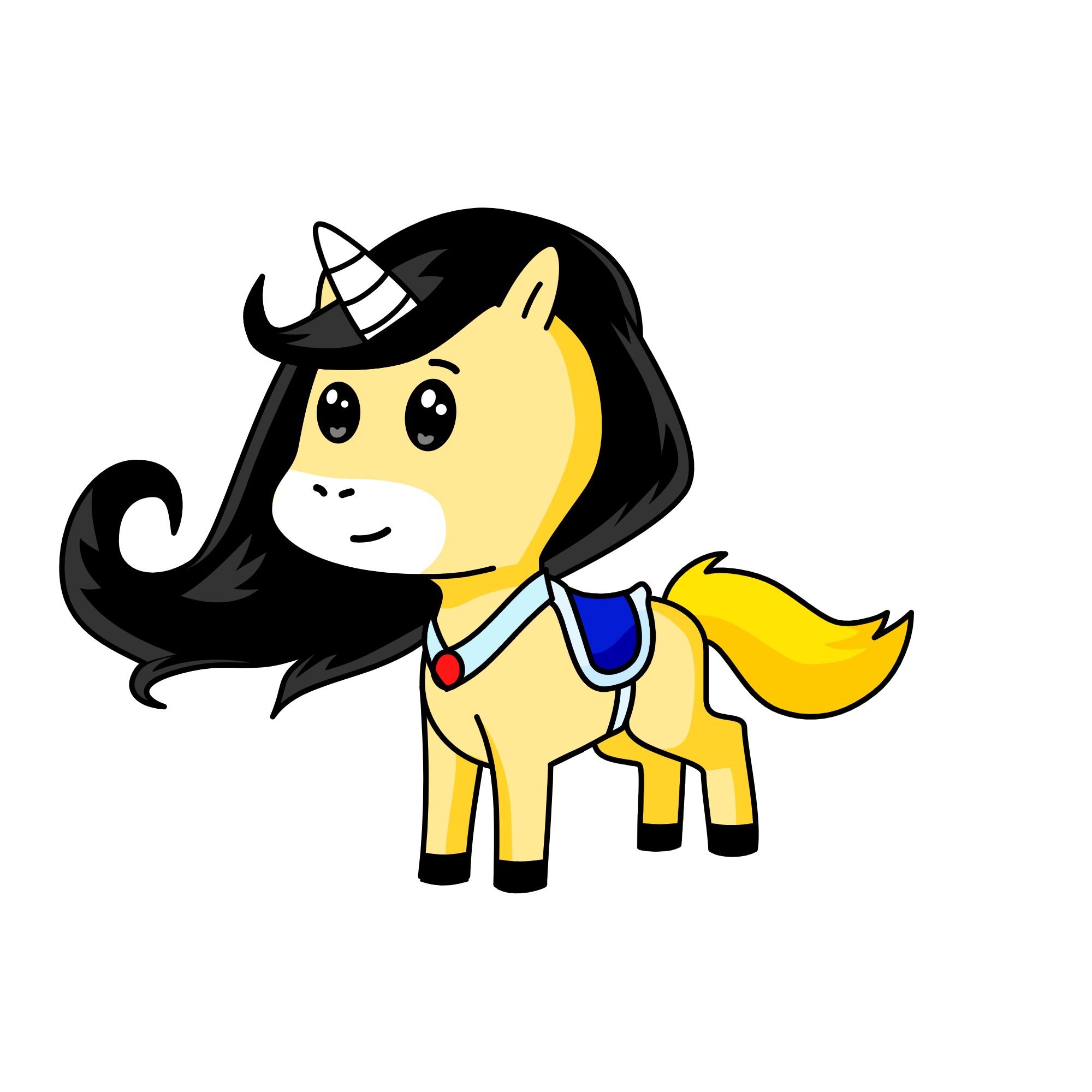 Yandere, the unicorn