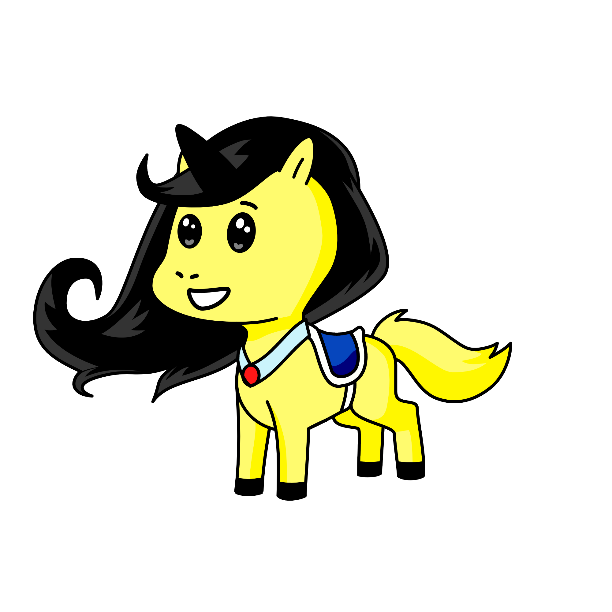 Yandere chan, the unicorn