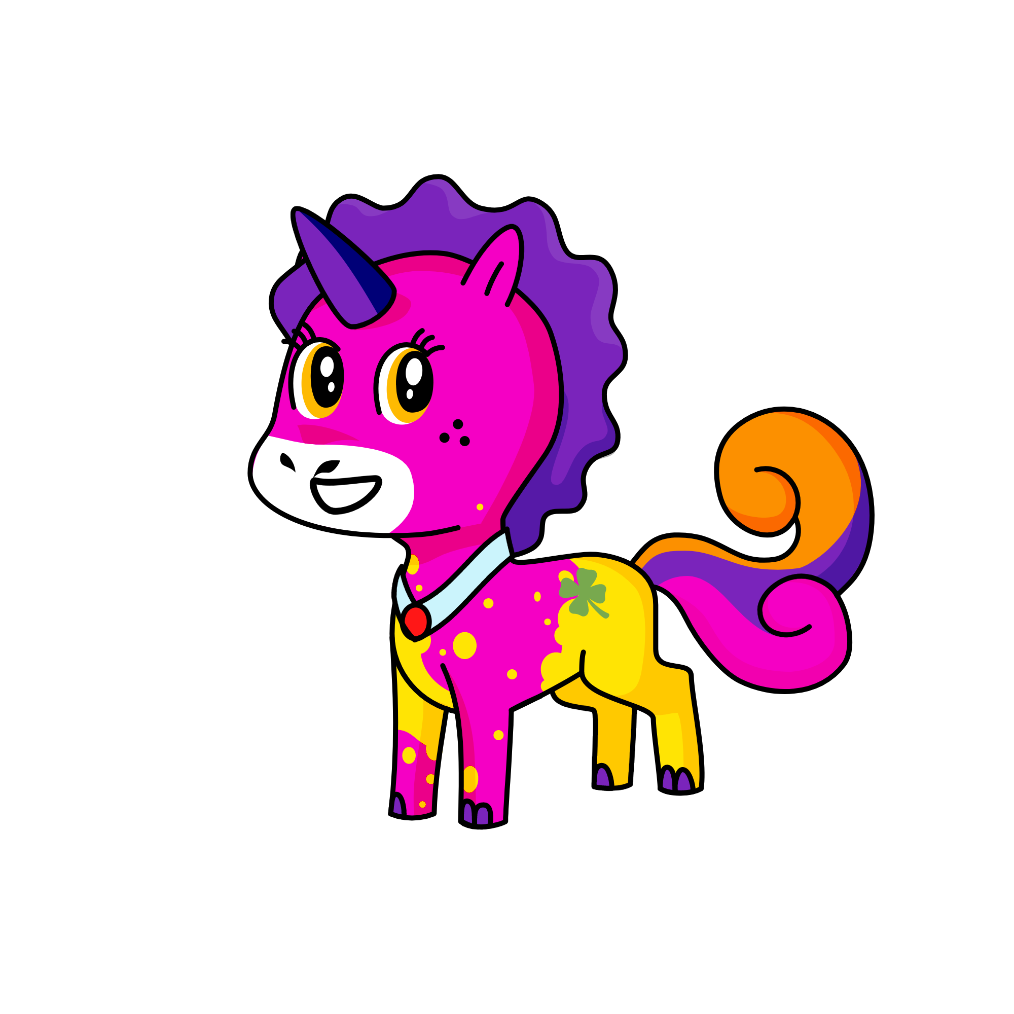 Coral, the unicorn