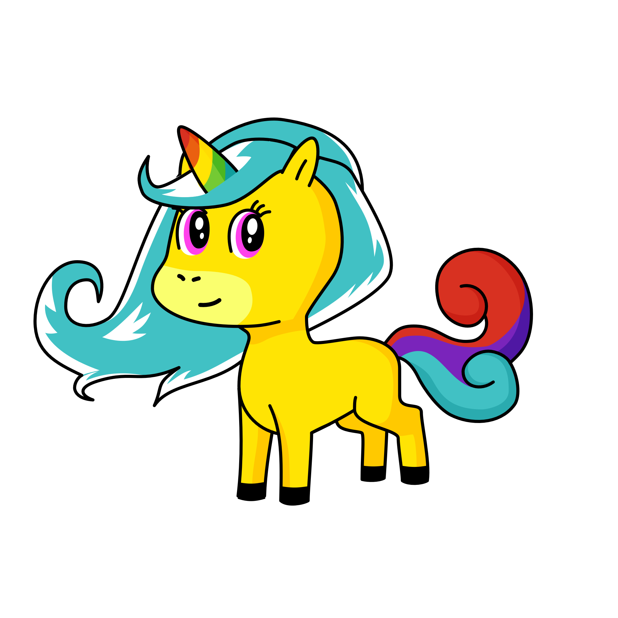 bubbles, the unicorn