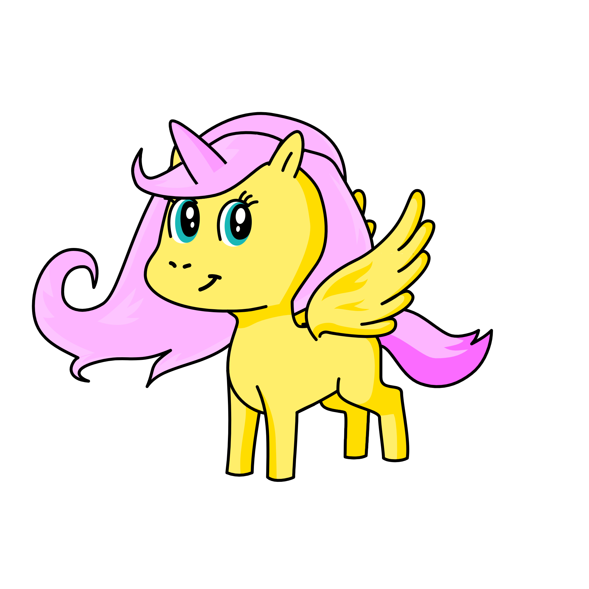 Flutter Shy, the unicorn