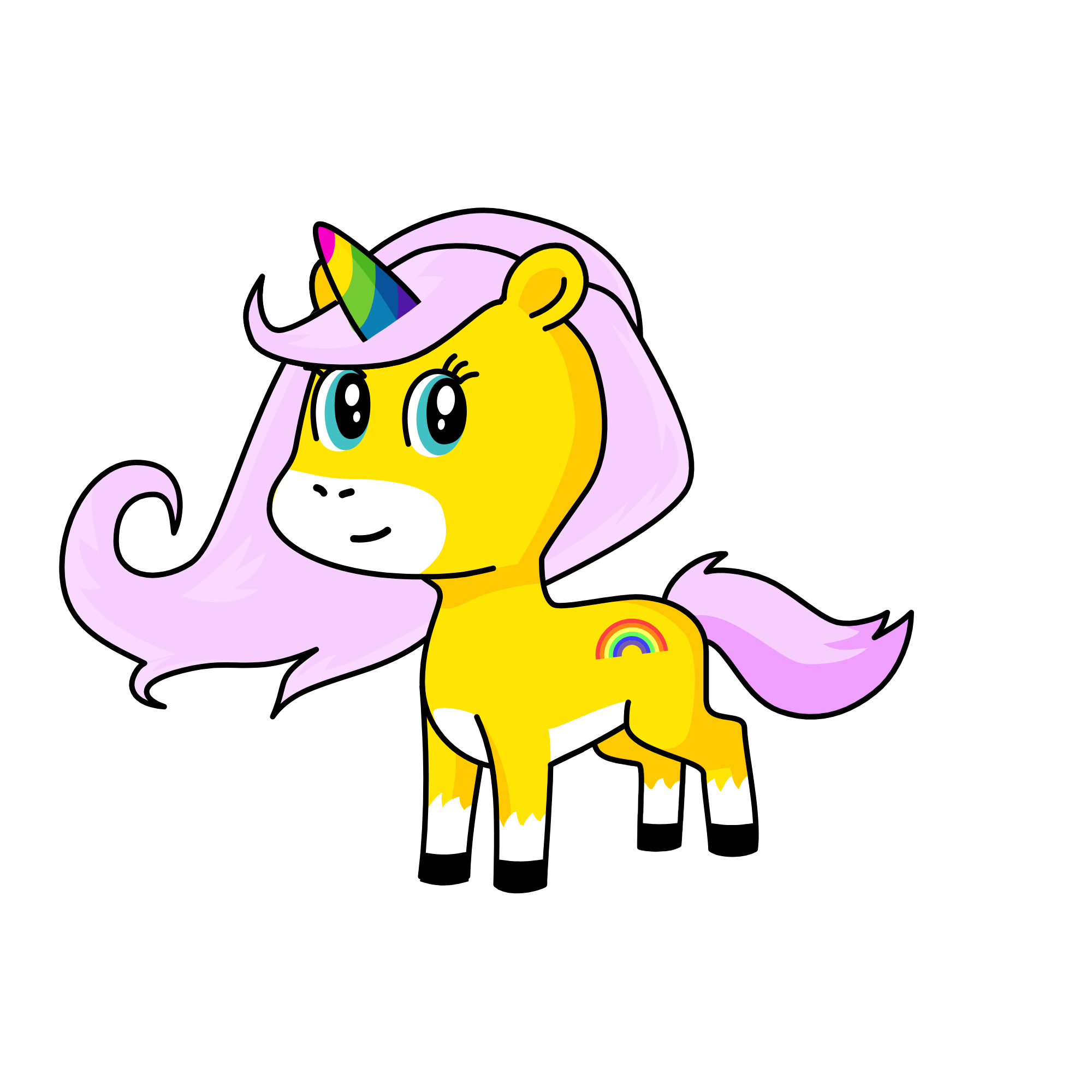 fluttershy, the unicorn