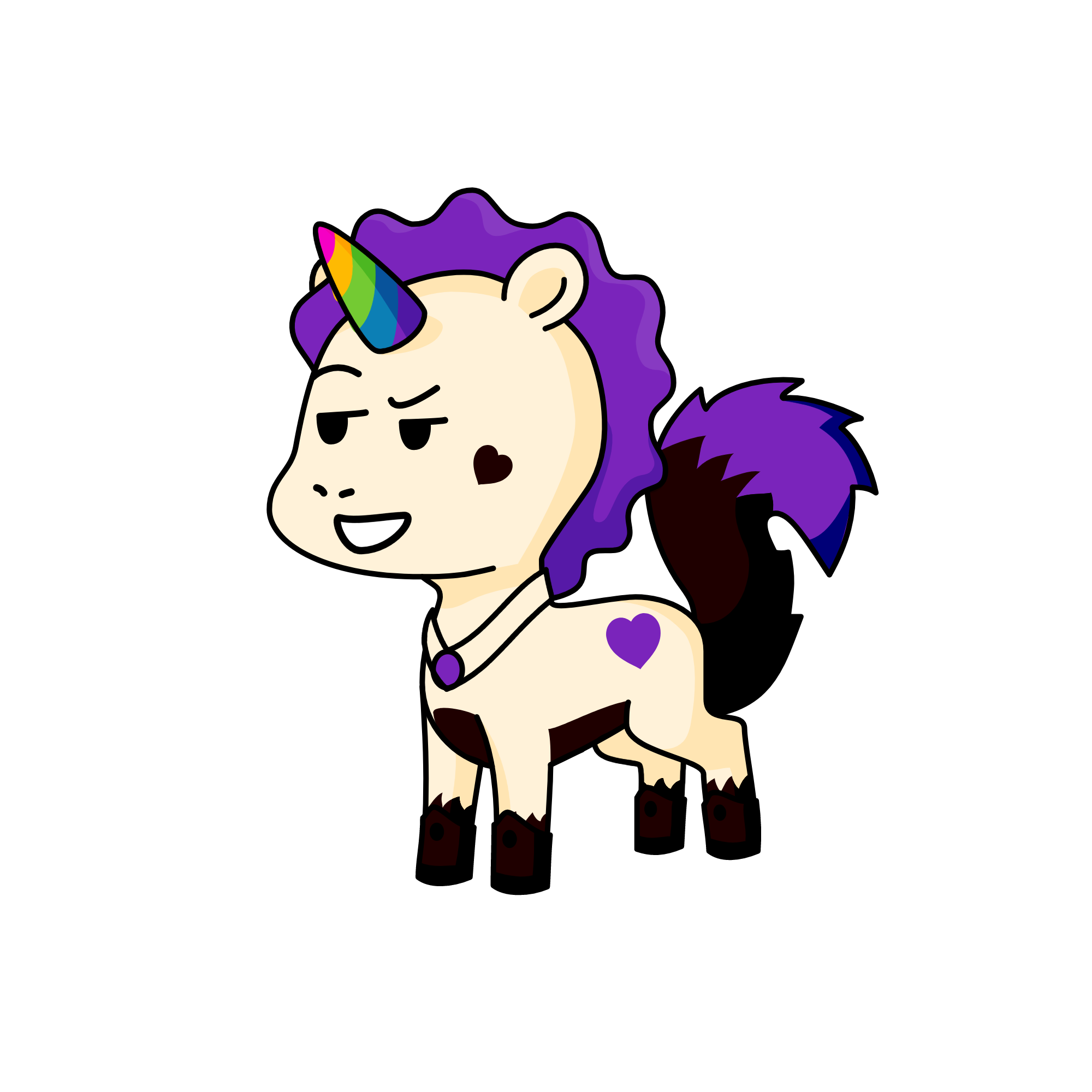 BB, the unicorn