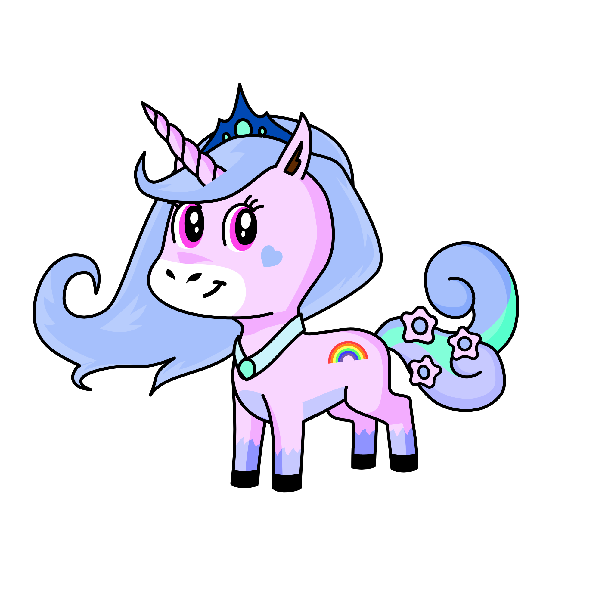 cloudy, the unicorn