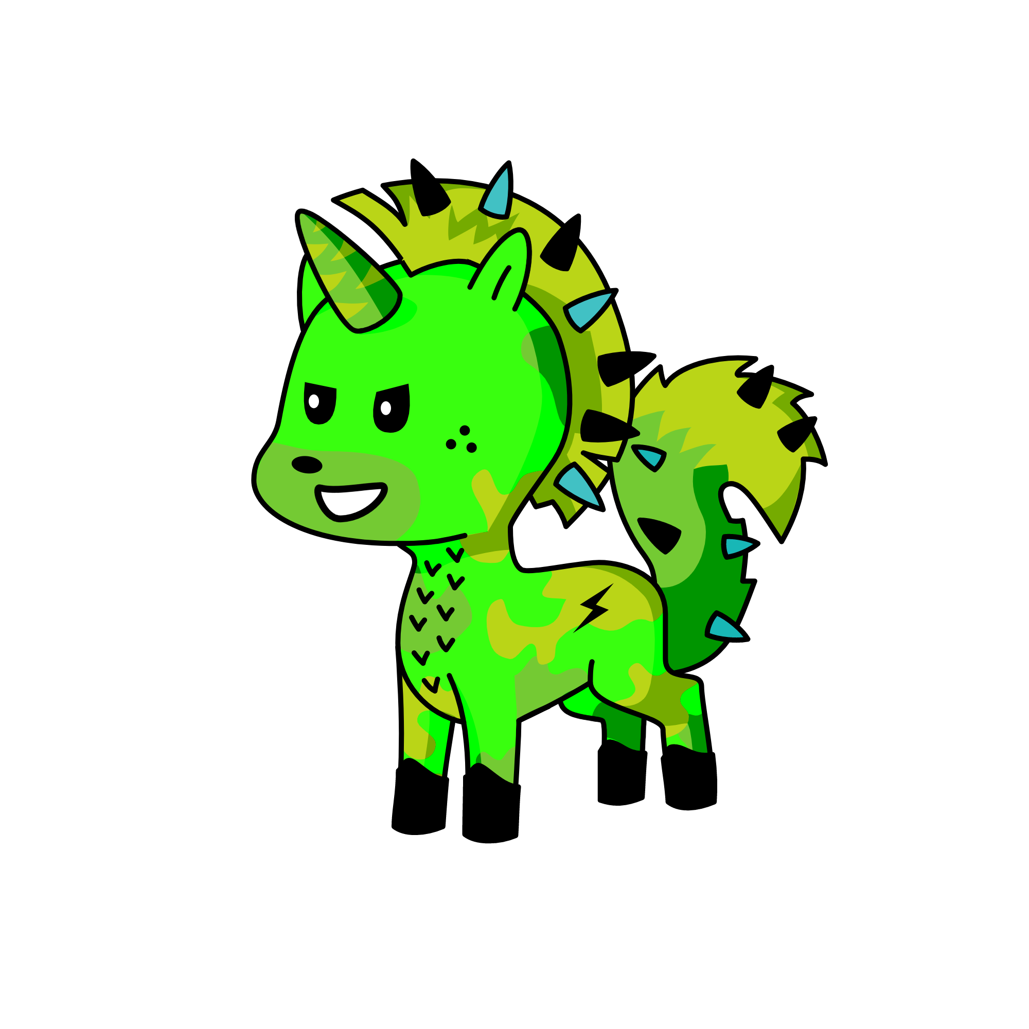 Camo, the unicorn