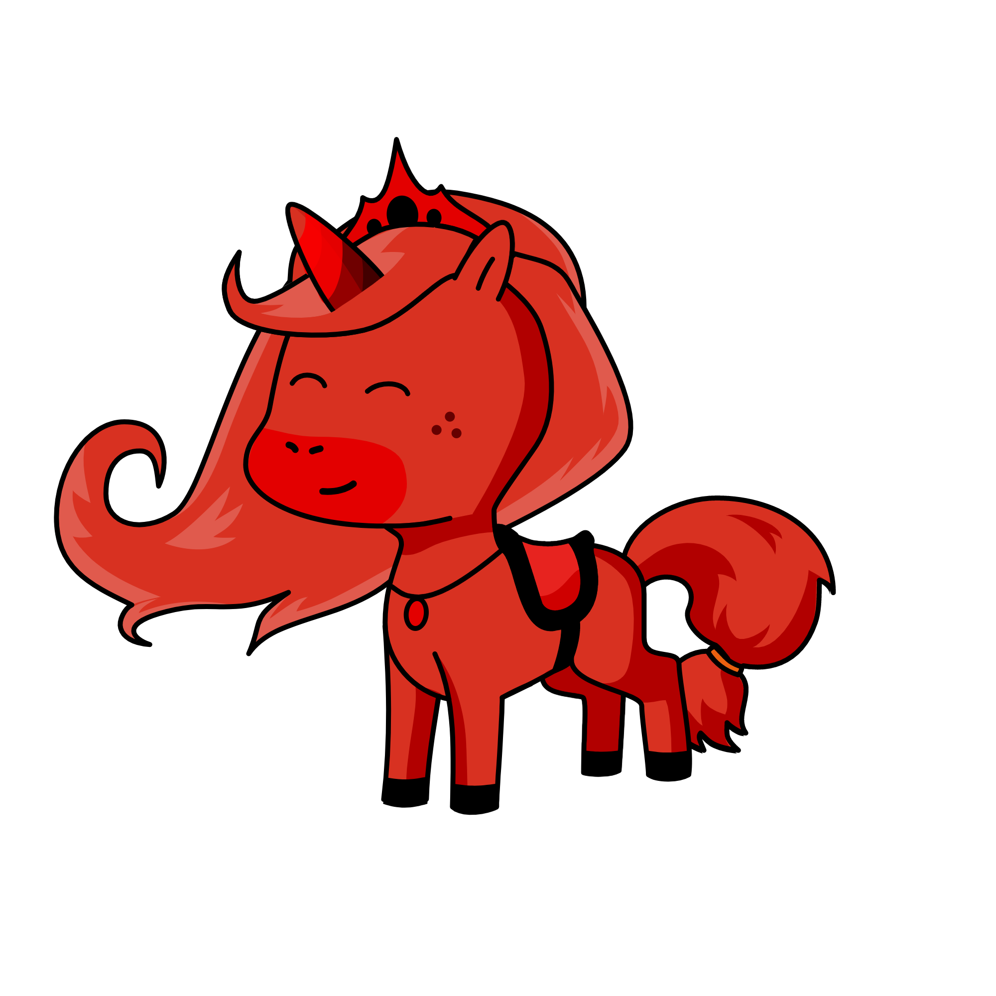 Red, the unicorn