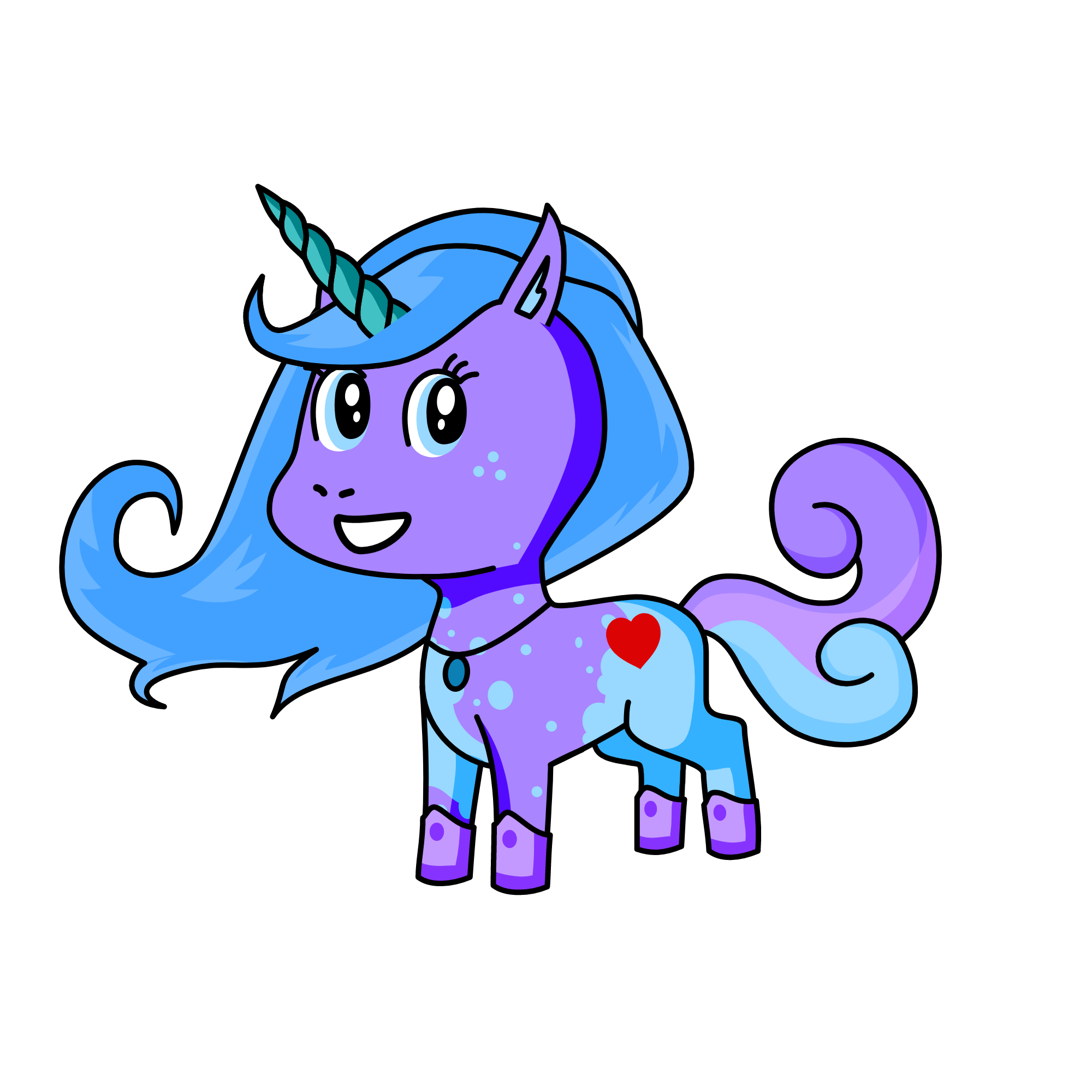 Snowy, the unicorn