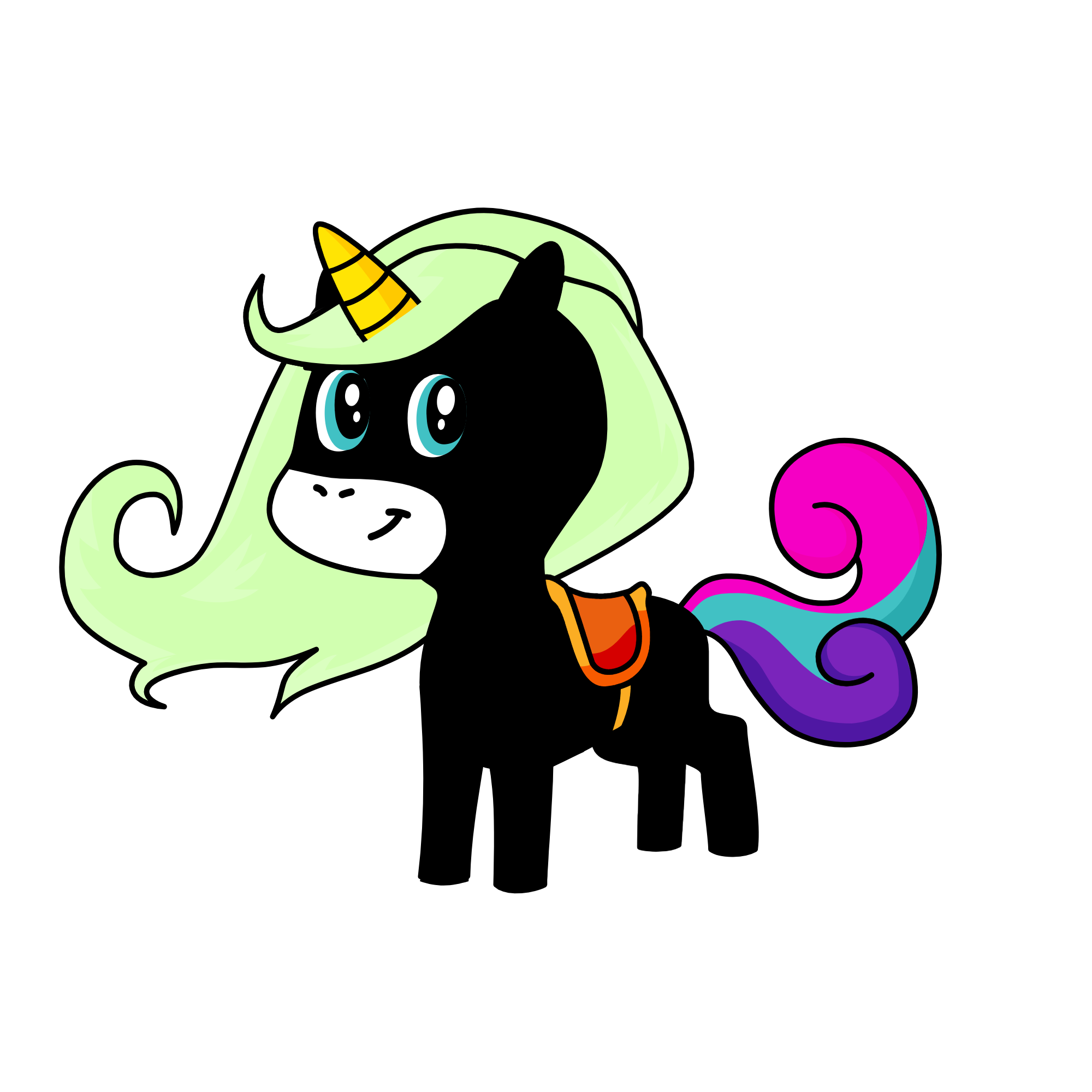 demon unicorn, the unicorn