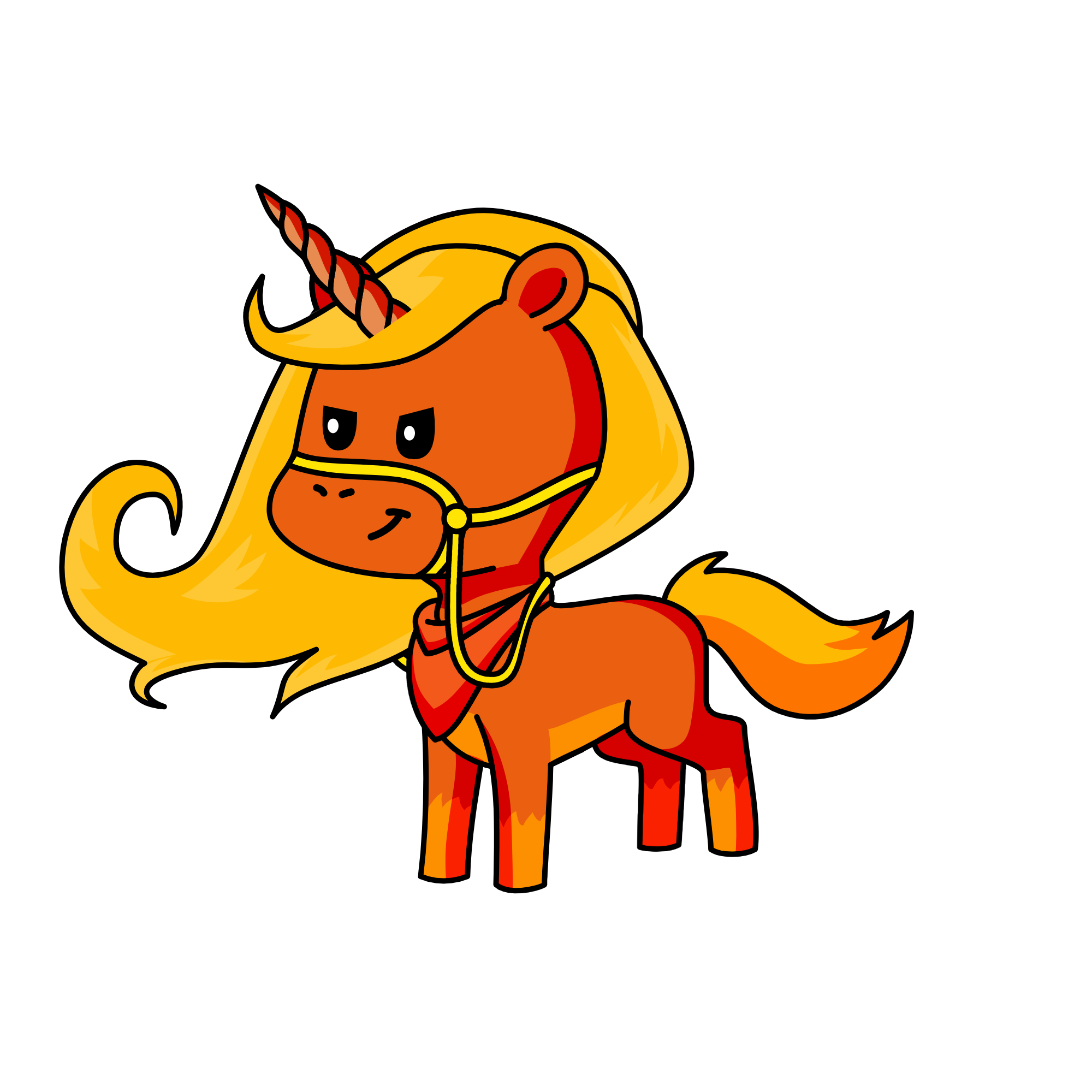 Fire, the unicorn