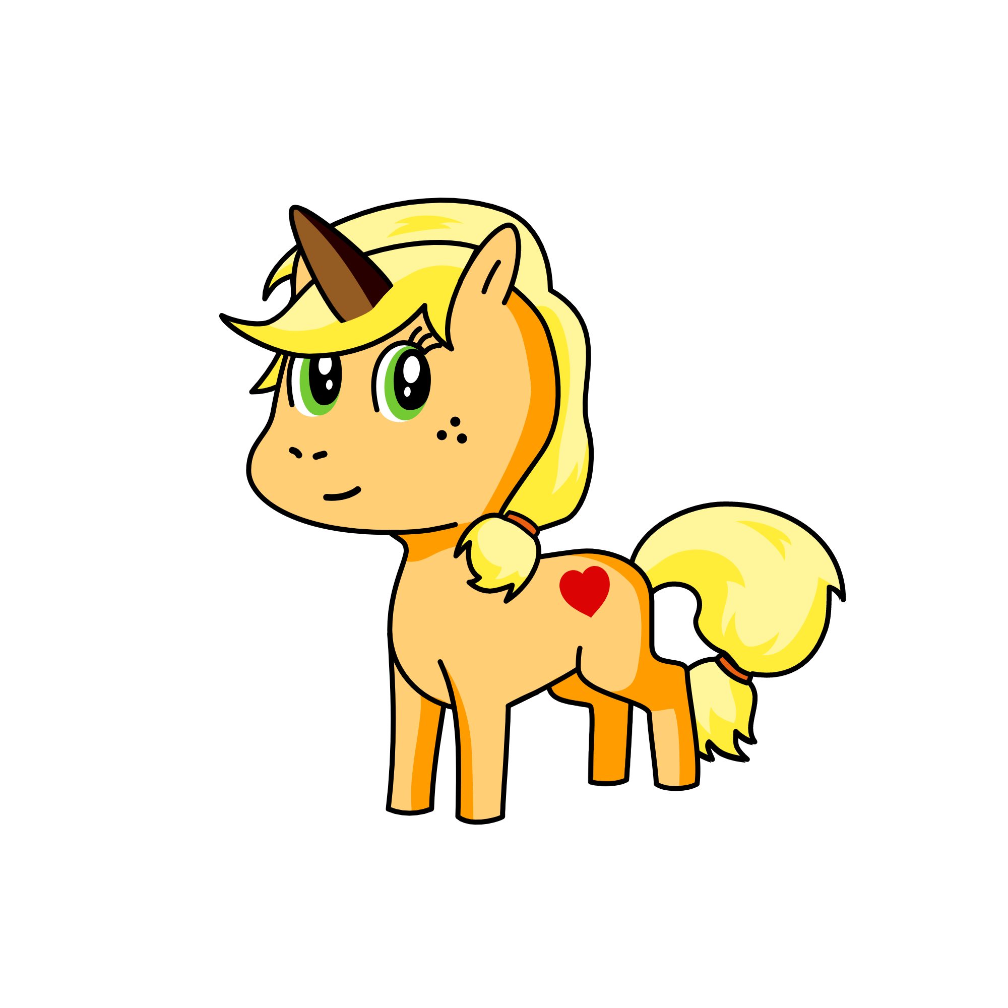 Apple jack, the unicorn