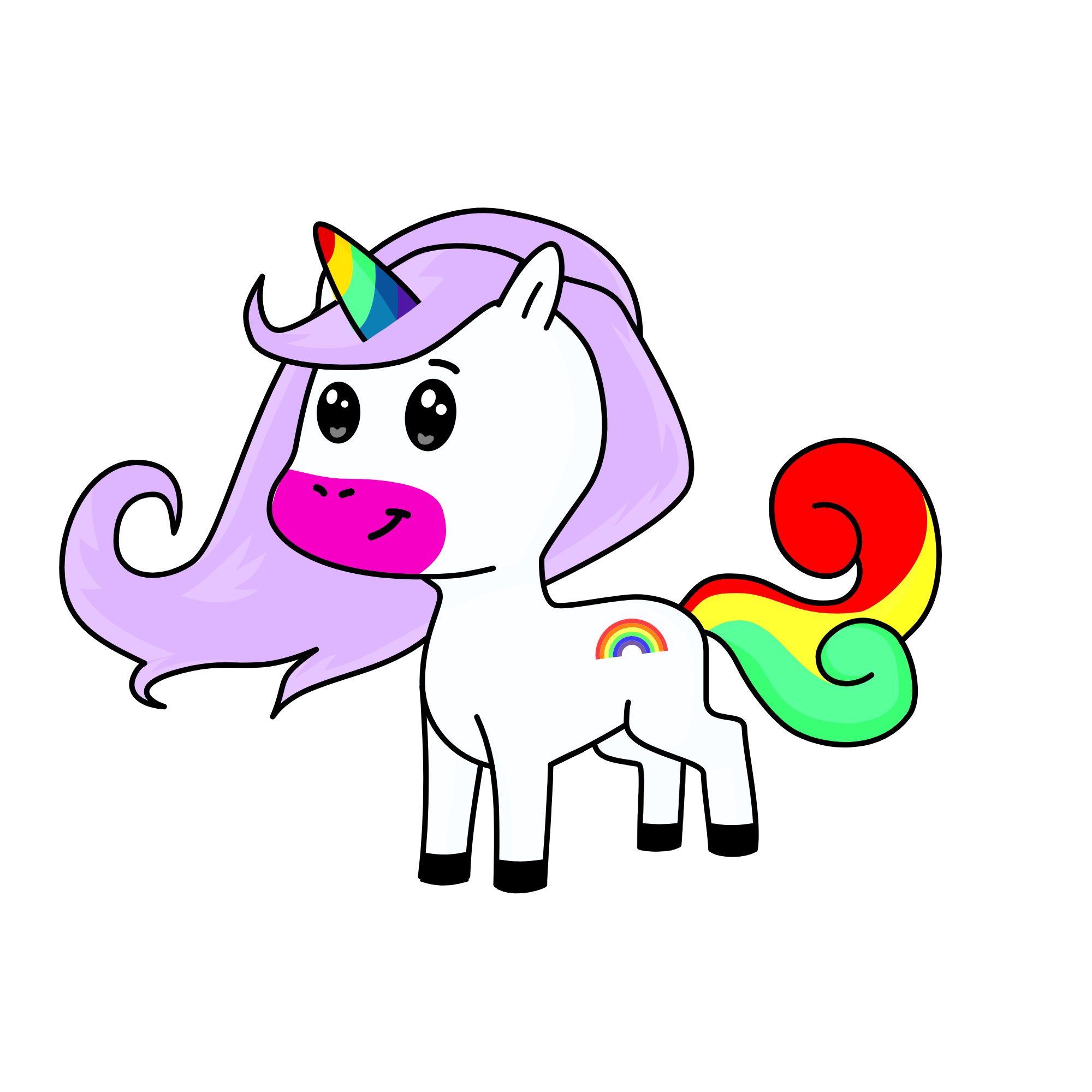rainbow, the unicorn