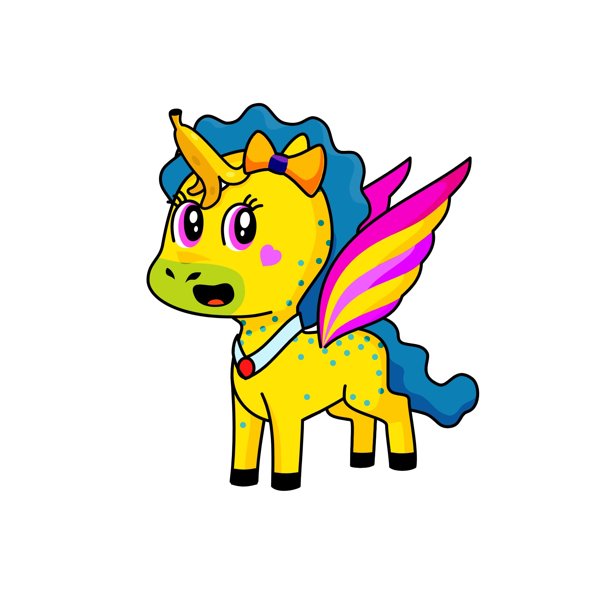 Banana, the unicorn