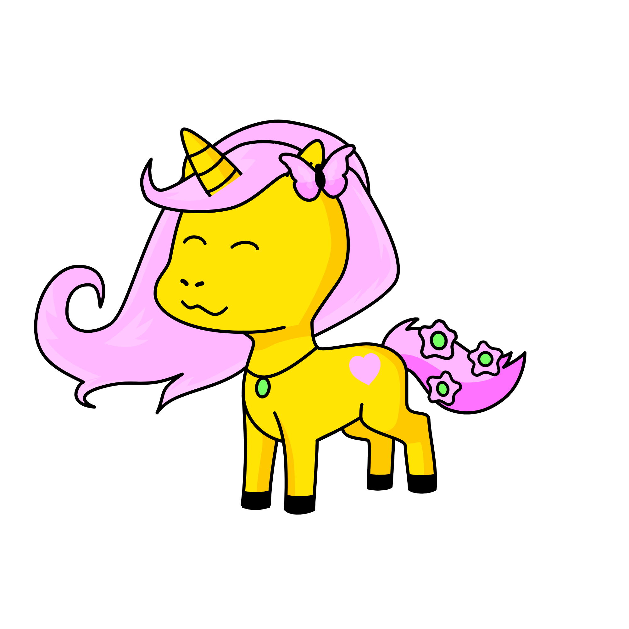 fluder shiy, the unicorn