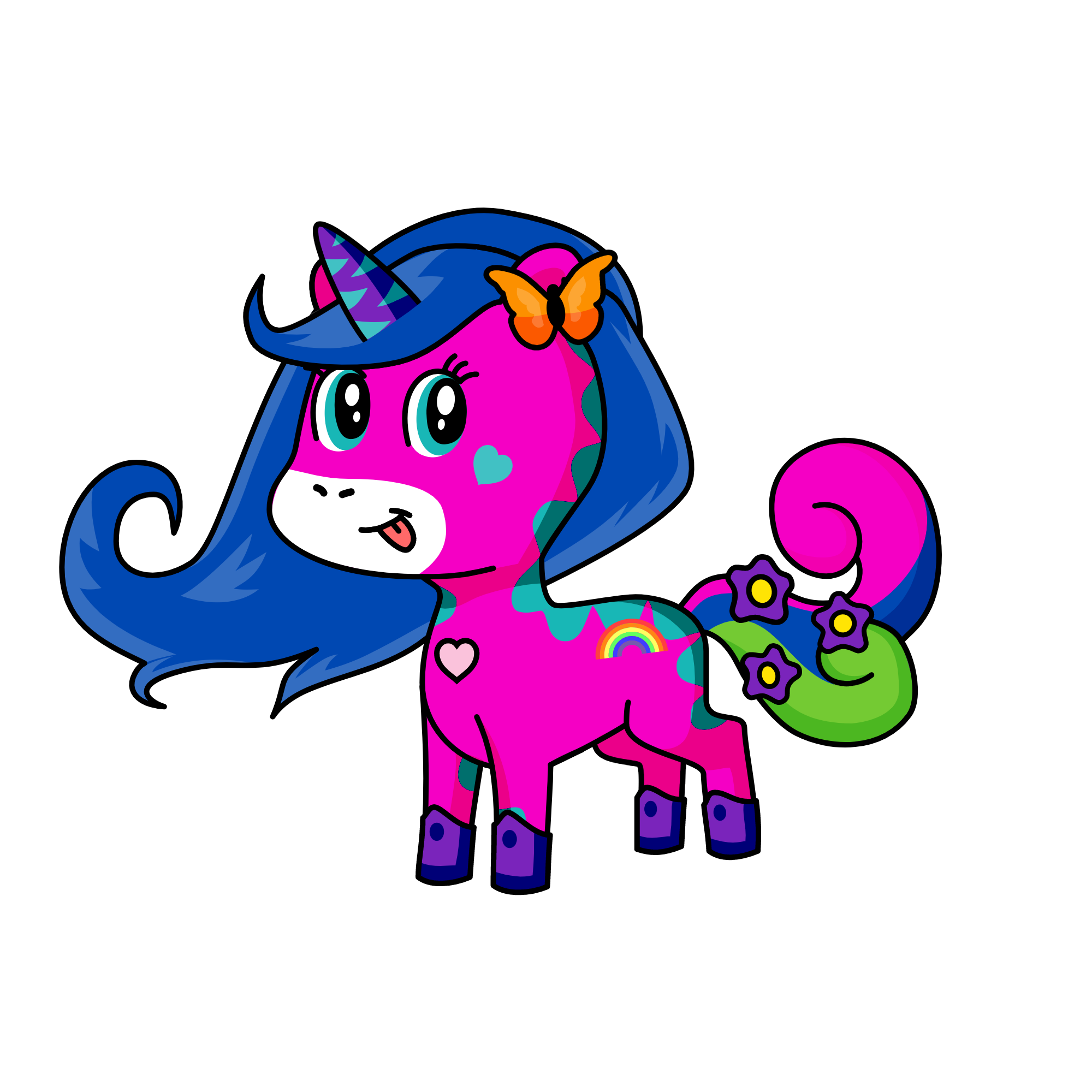 Crazy, the unicorn