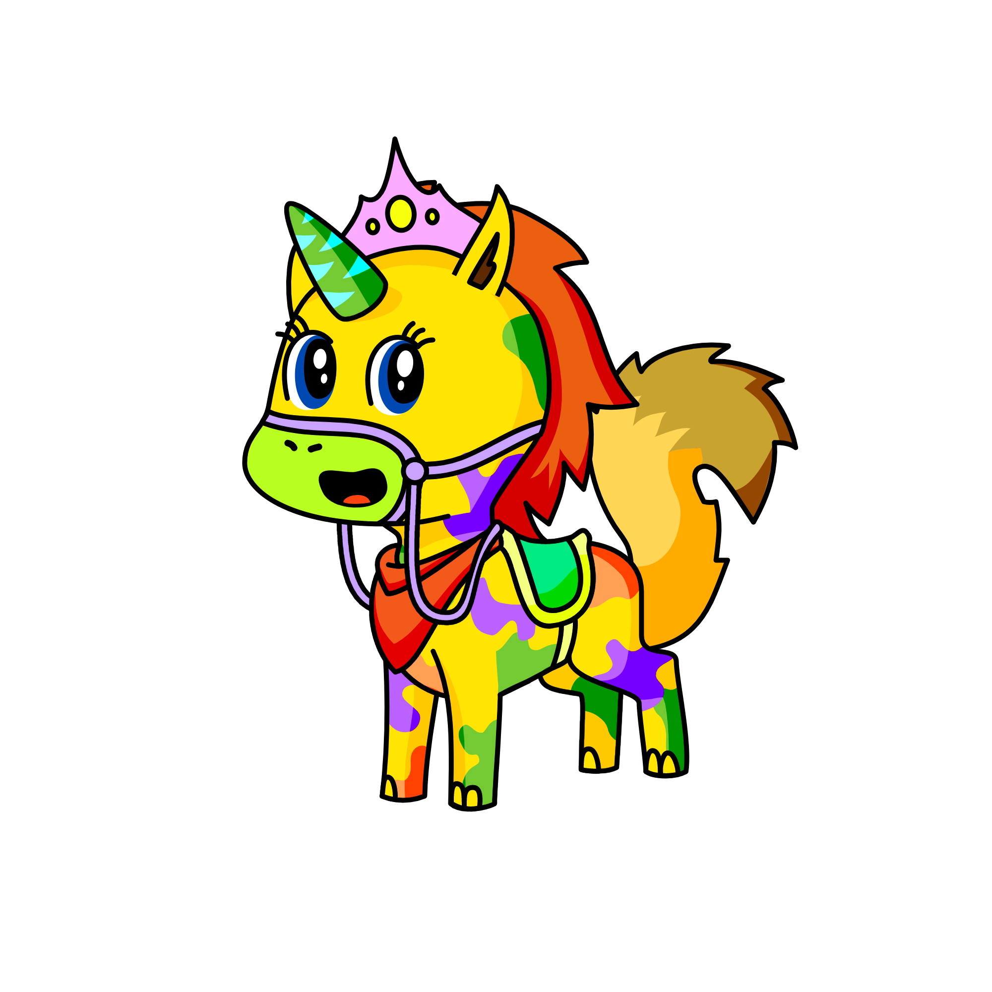 Colour Splash, the unicorn