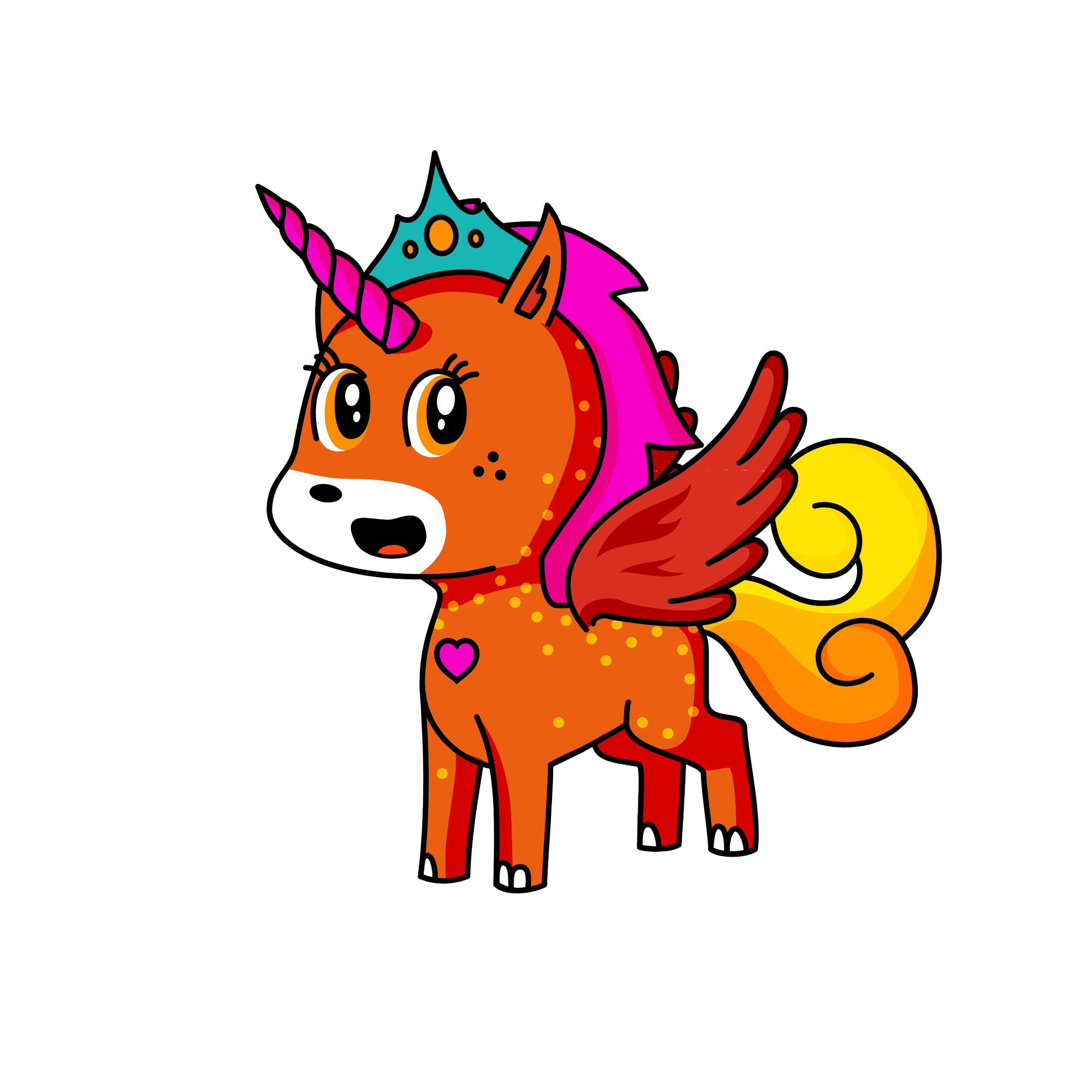 Sparkel, the unicorn