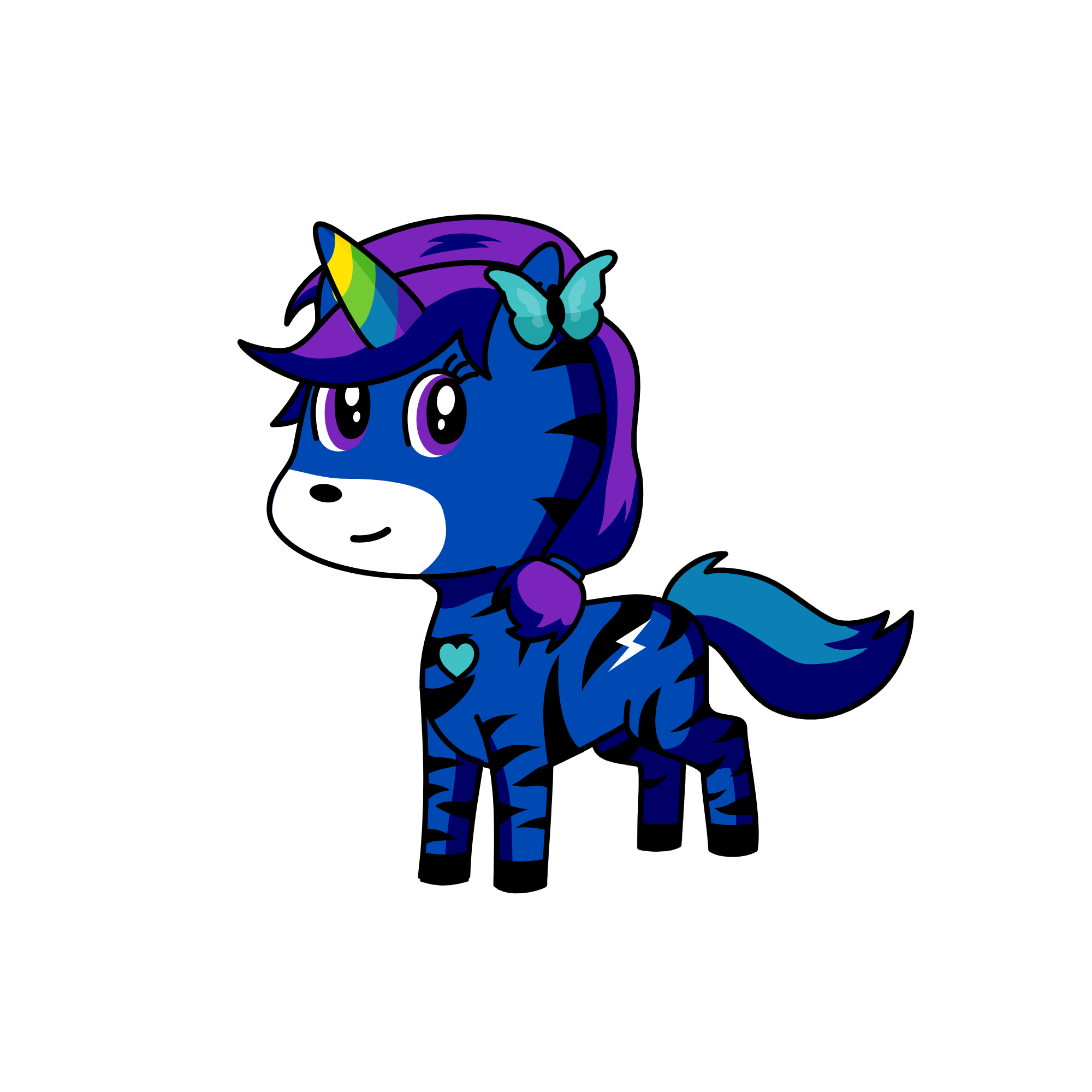 Midnight, the unicorn