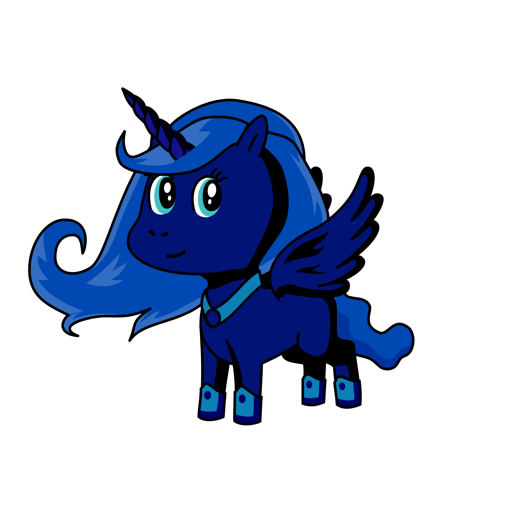 Princess Luna, the unicorn