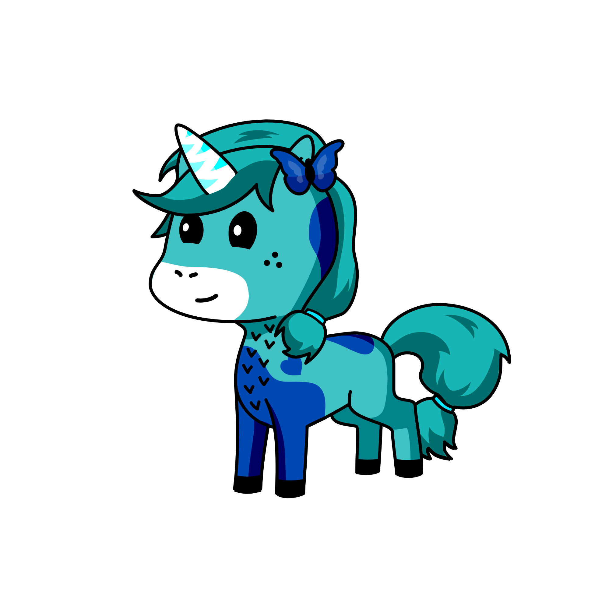 Sky, the unicorn