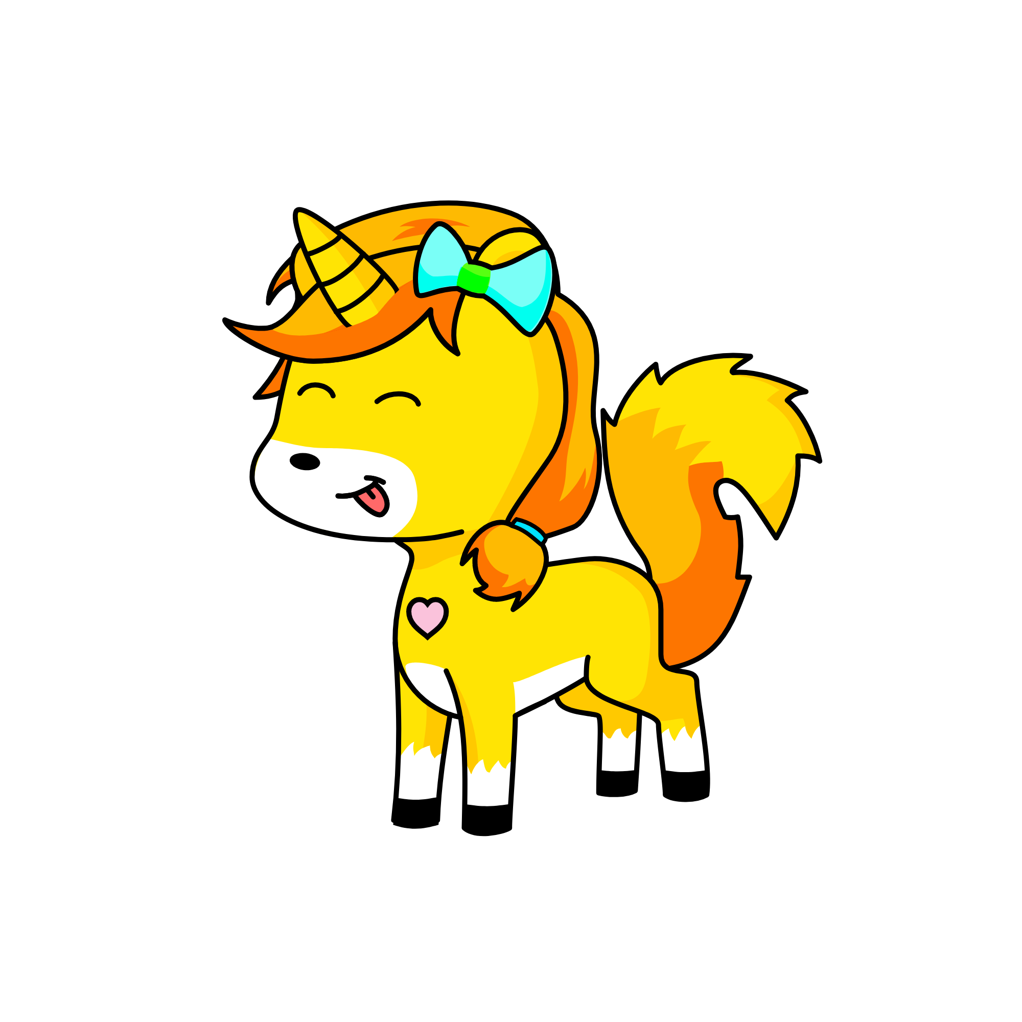 노랑이, the unicorn