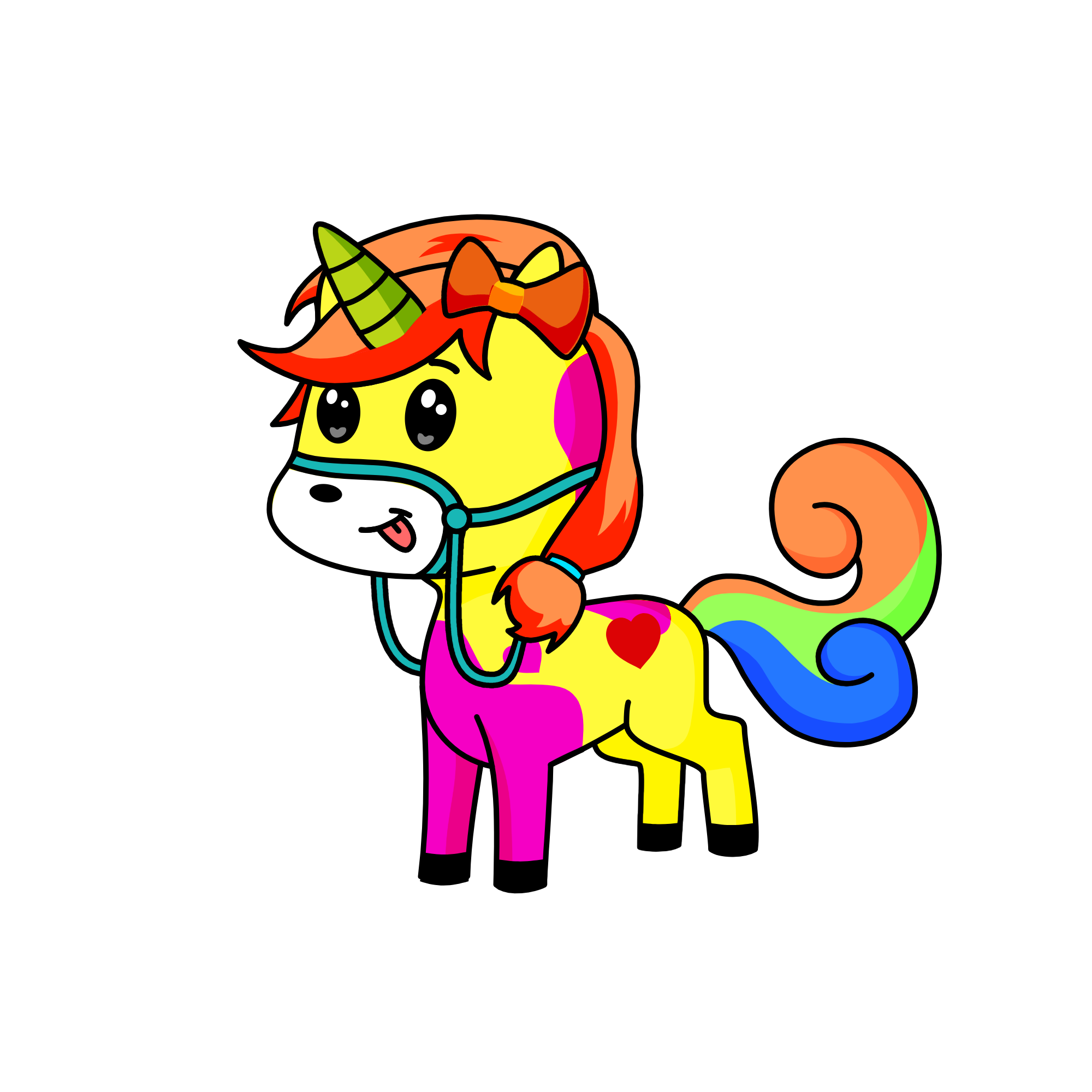 Cheeky, the unicorn