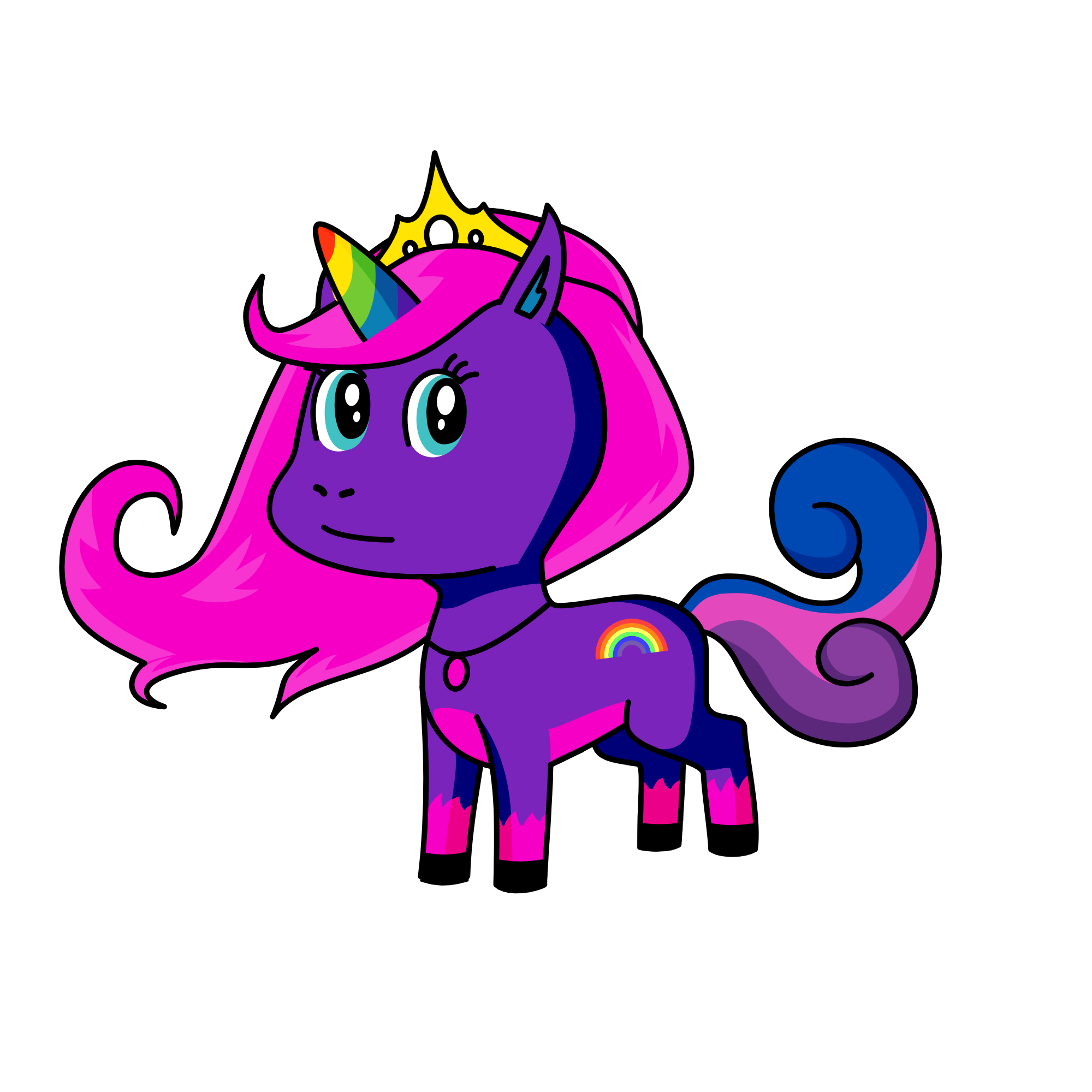 adorably , the unicorn