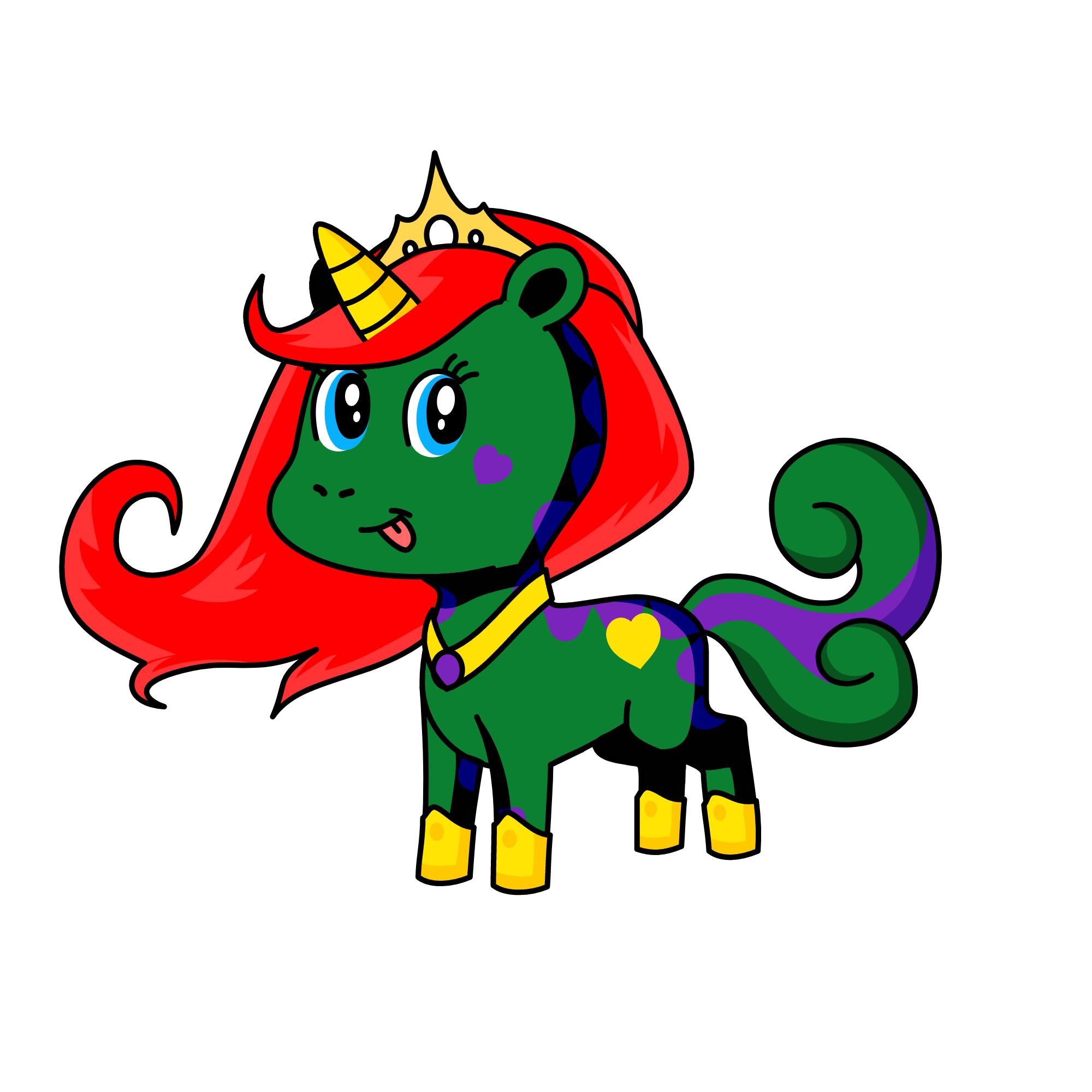 Ariel, the unicorn