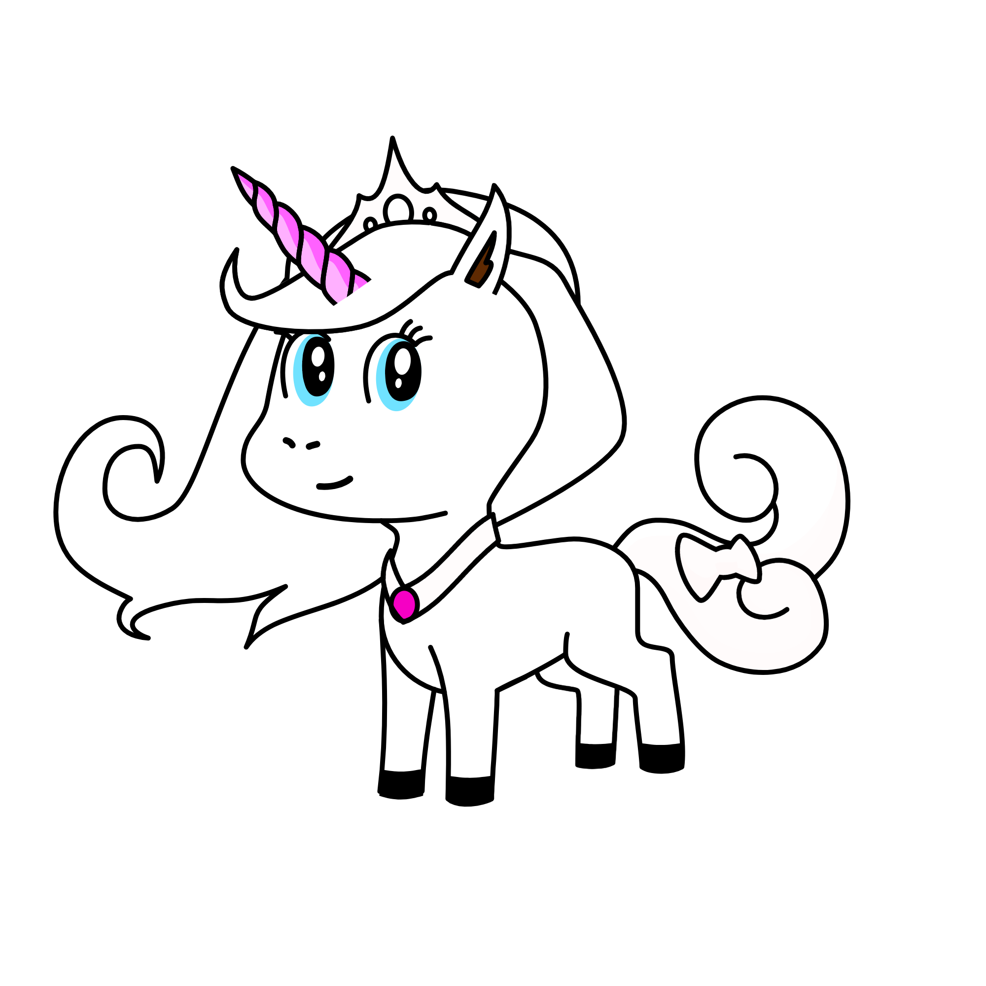 Snow Queen, the unicorn