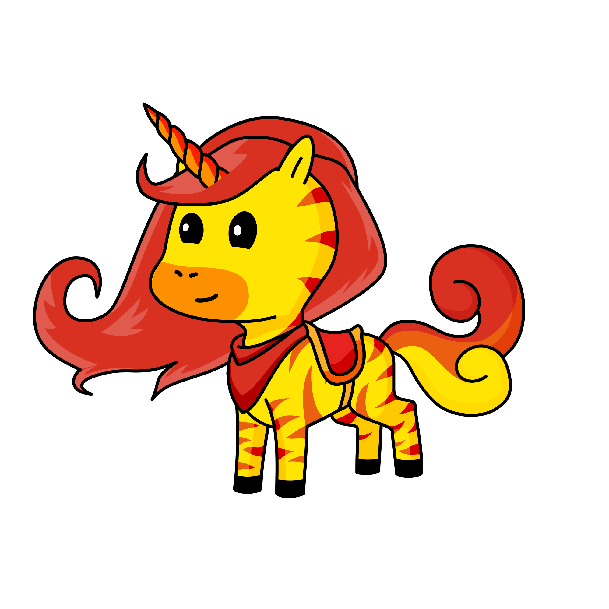 Flame, the unicorn
