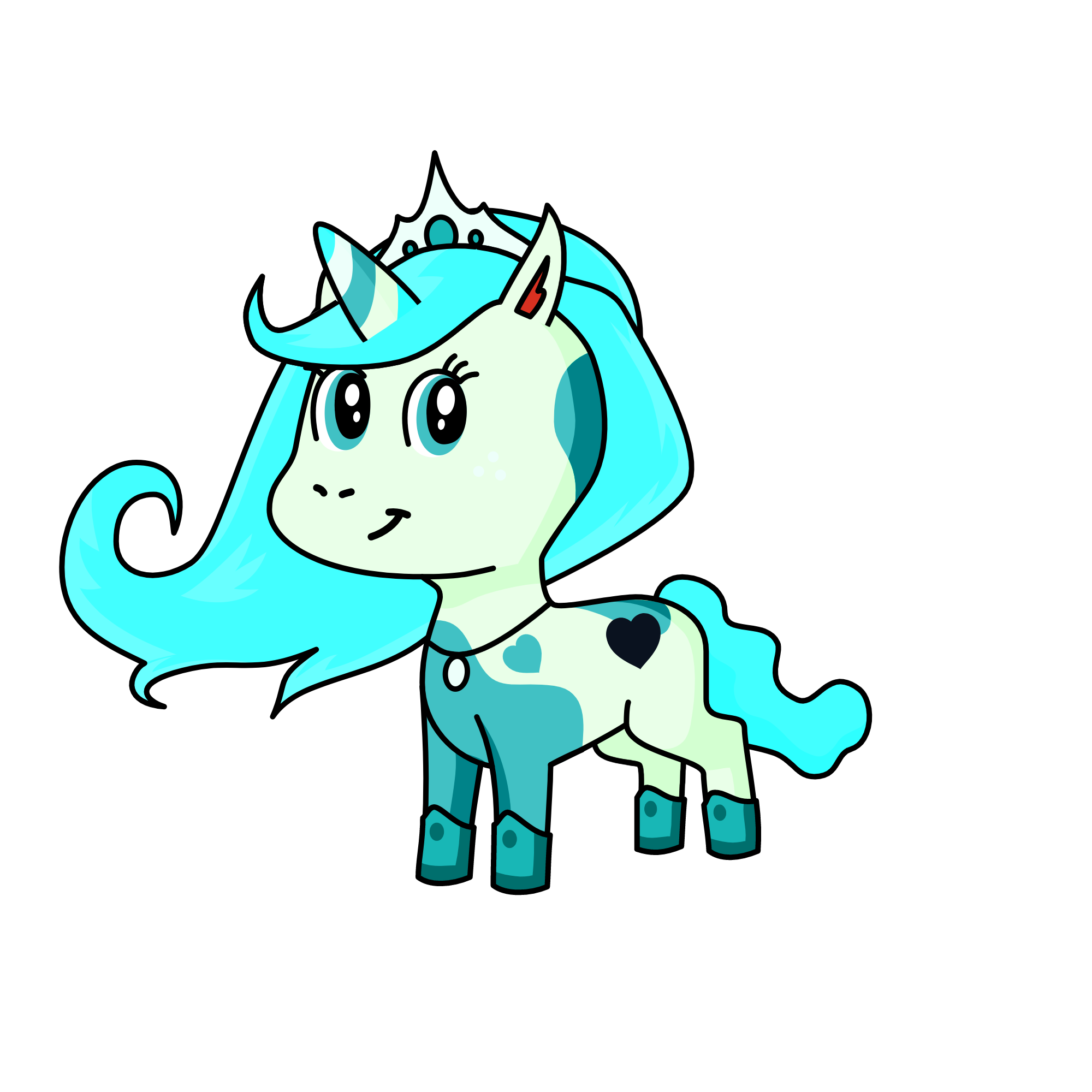 Qween elsa , the unicorn