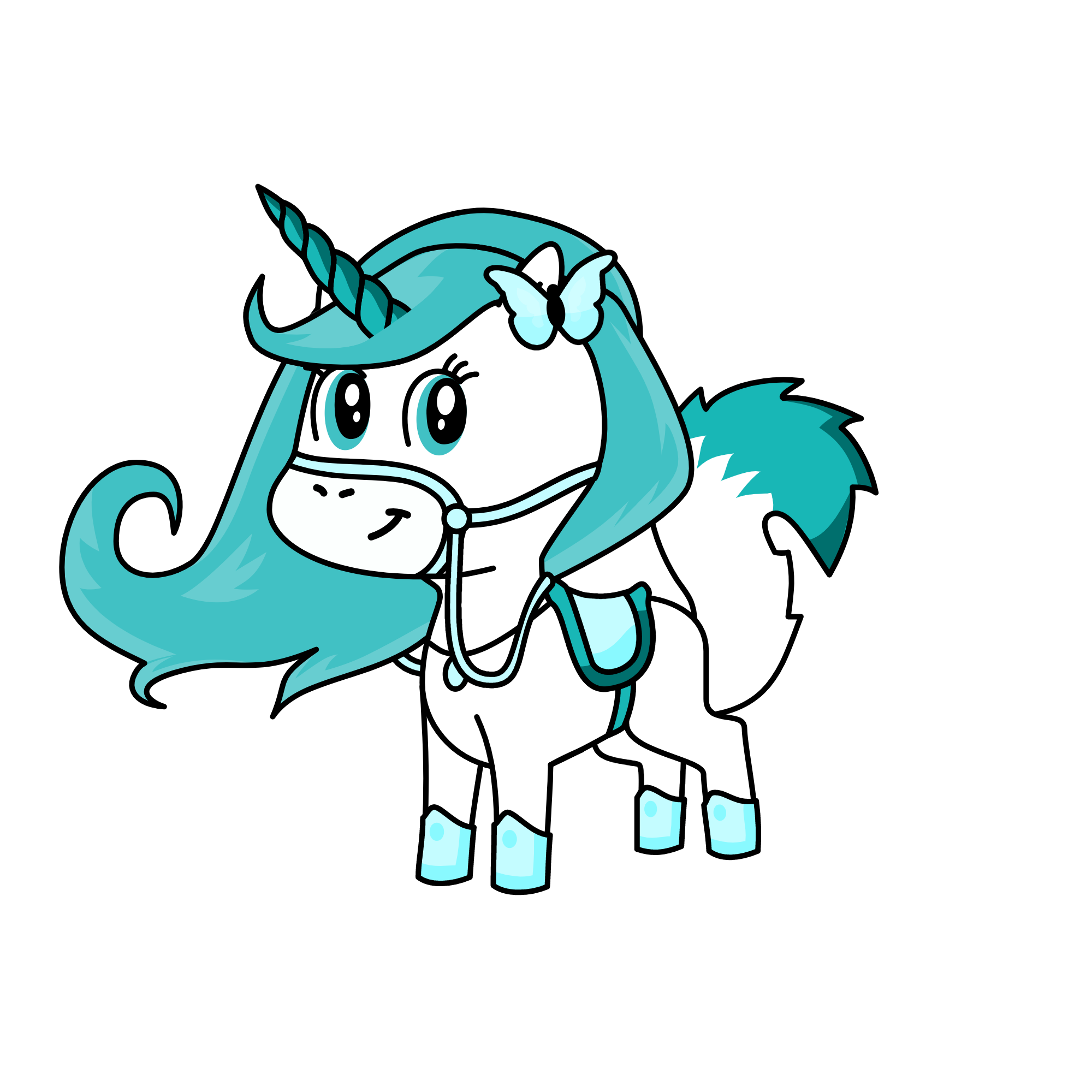 Snowbell, the unicorn