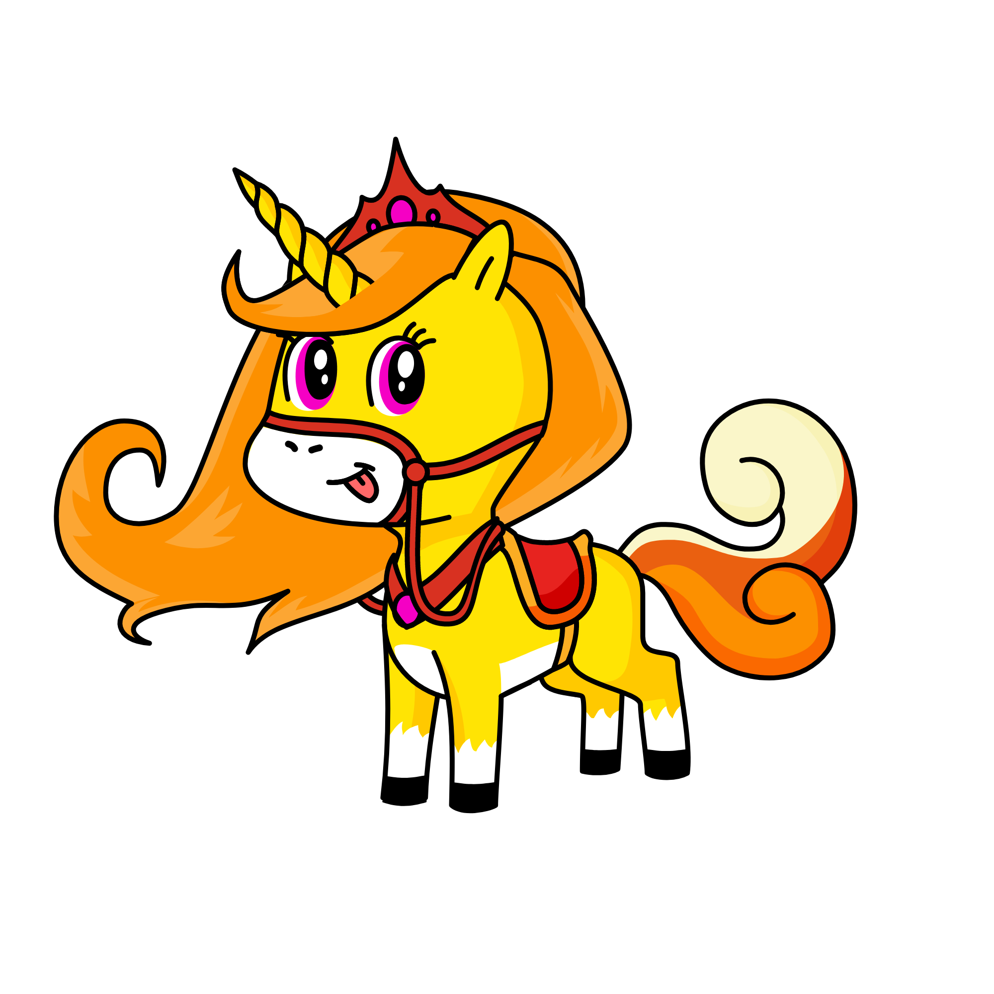 Princess Mehri, the unicorn