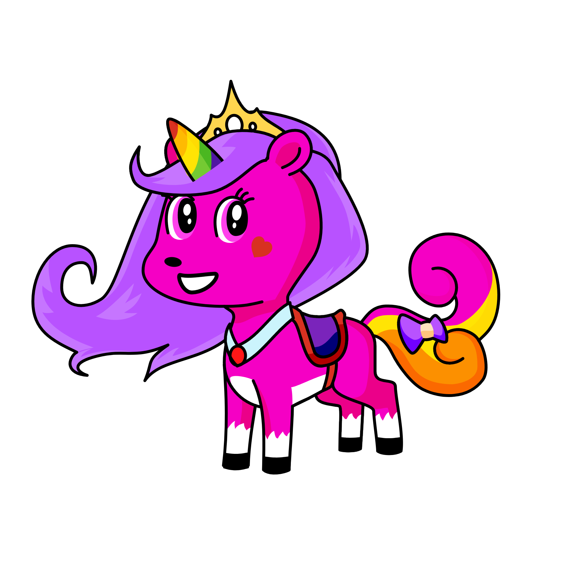 rainbow sparkle, the unicorn