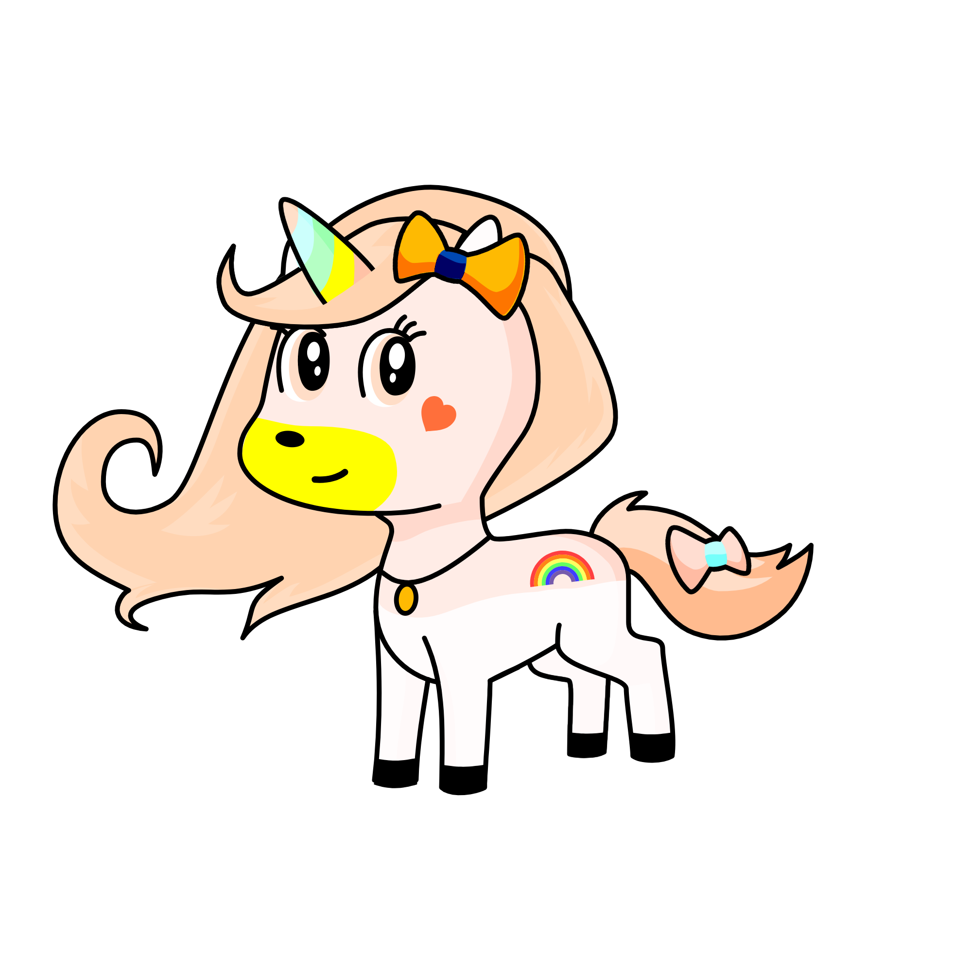 Rainbow :3, the unicorn
