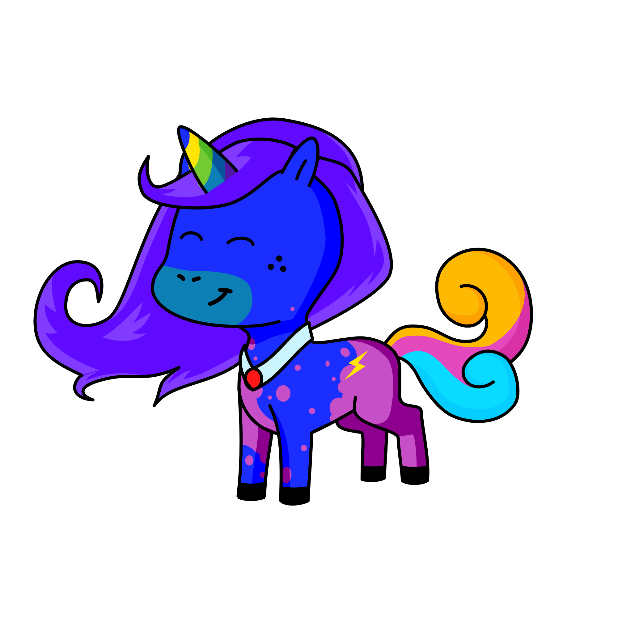 lightning dash, the unicorn