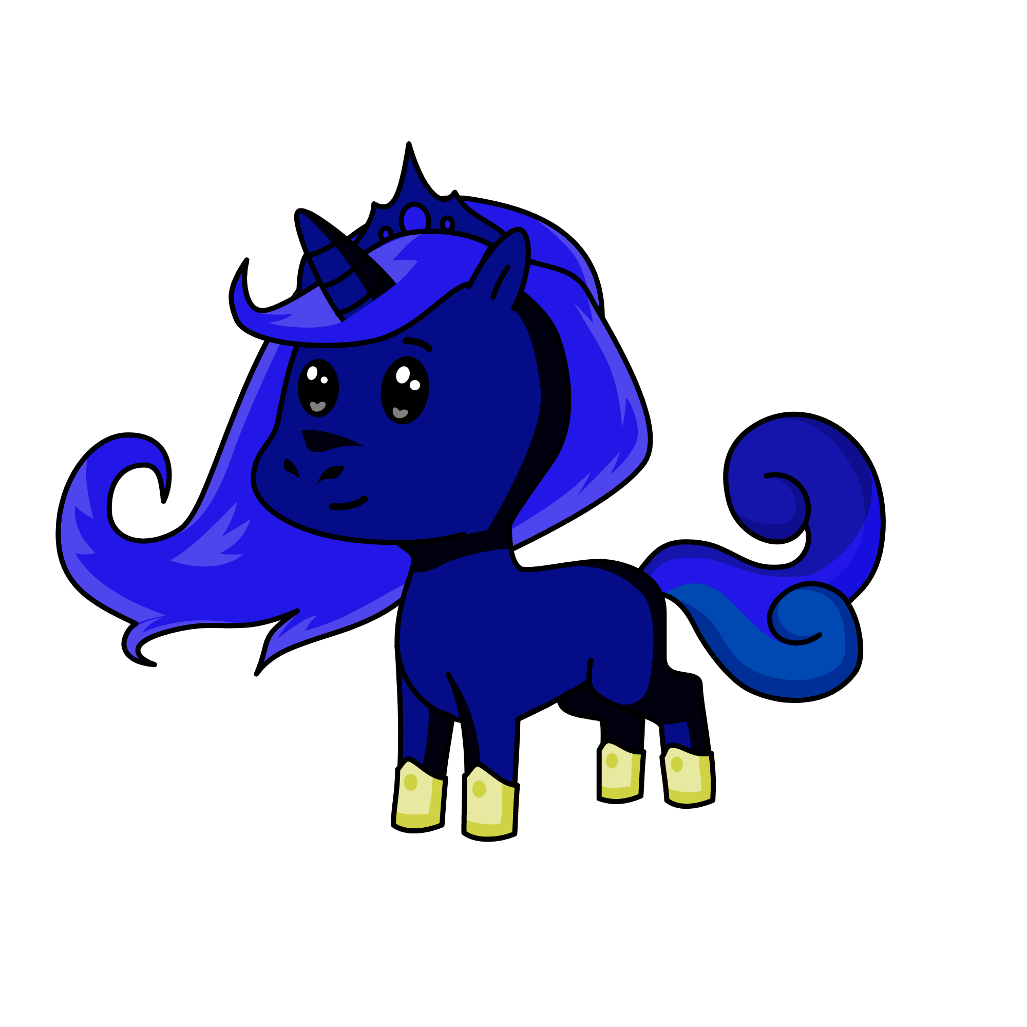 princess luna, the unicorn