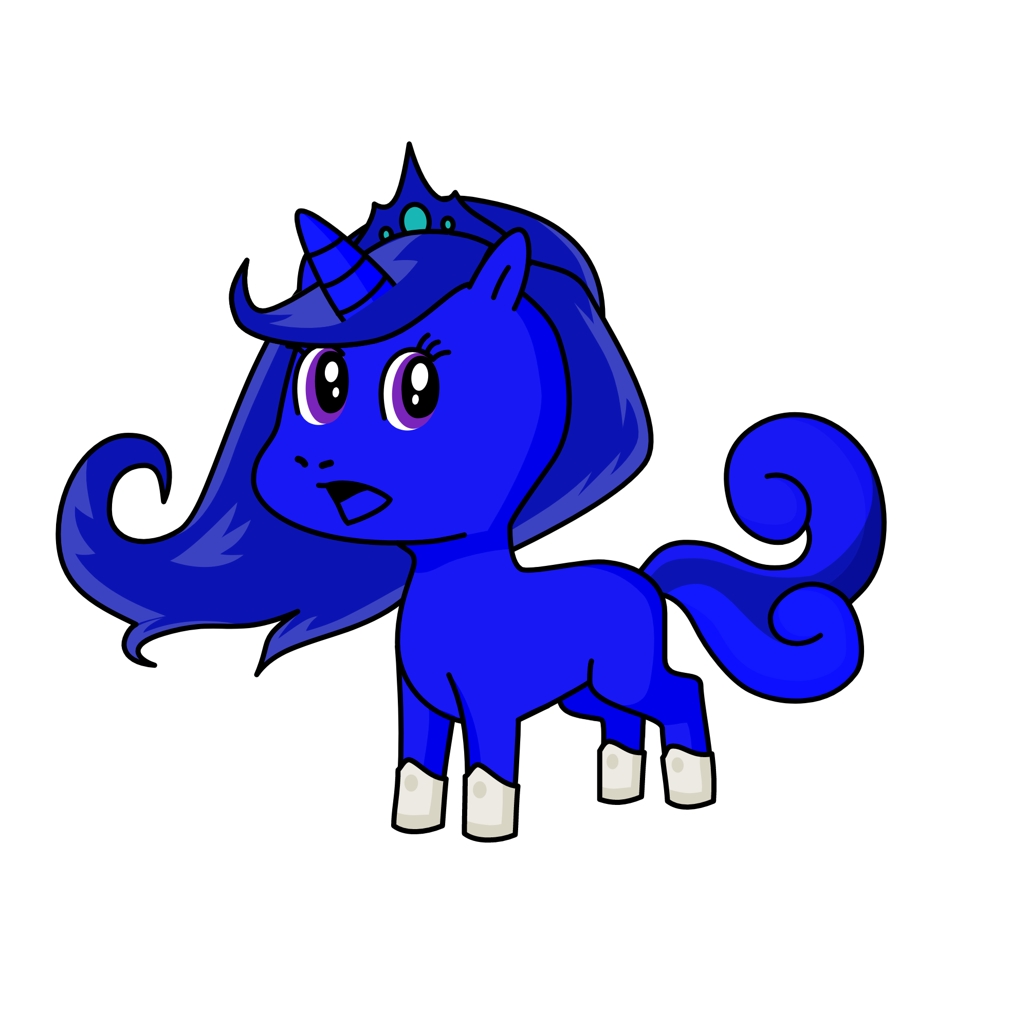 princess luna, the unicorn