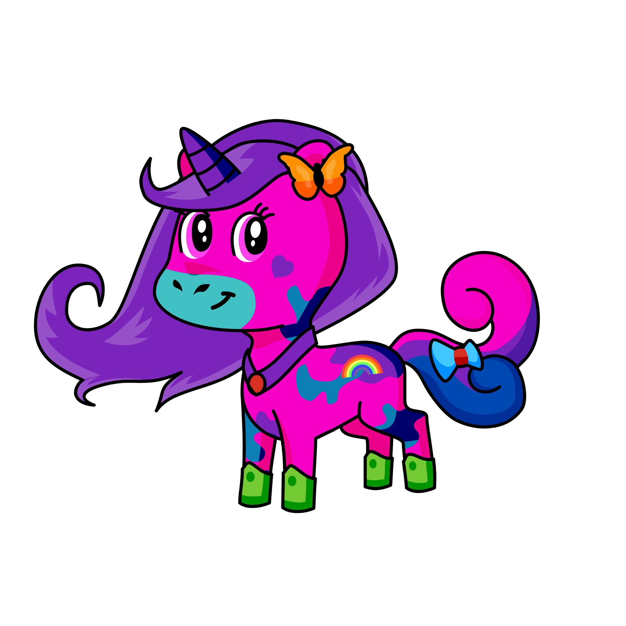 pinky, the unicorn