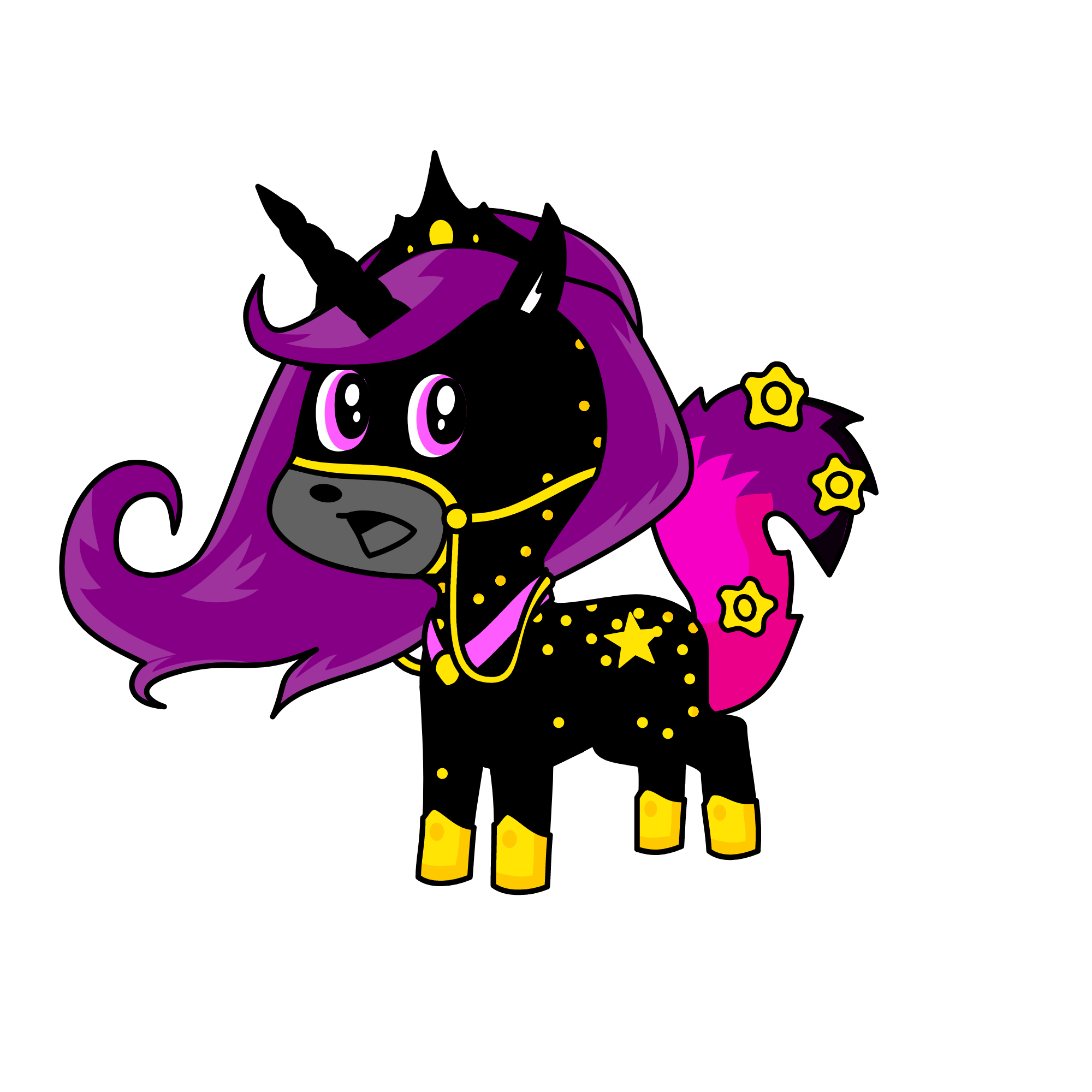 moonlight, the unicorn